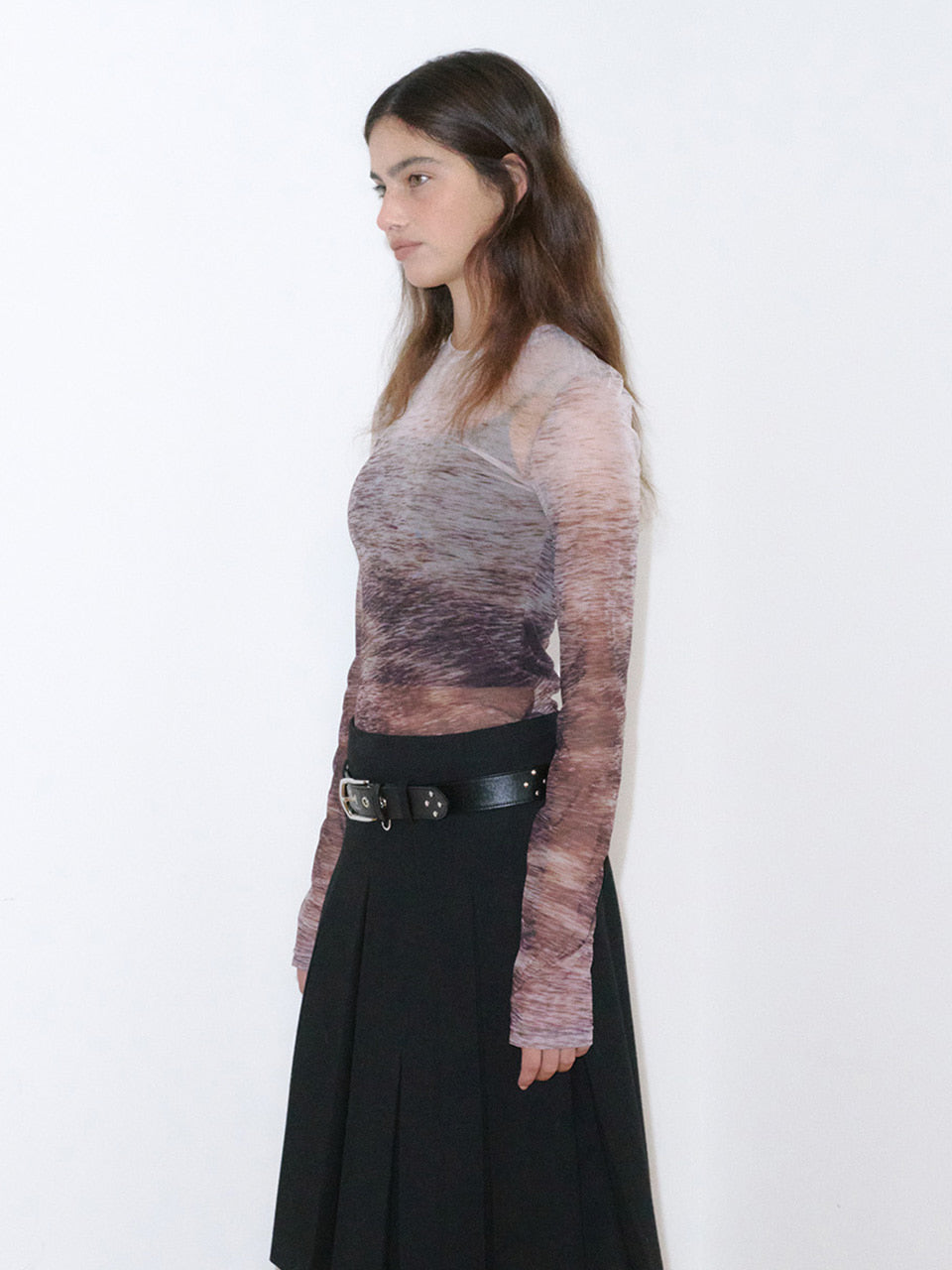 Kijun - Deer Mesh Top (Multi) product image 1 | TRAB K-Fashion Australia
