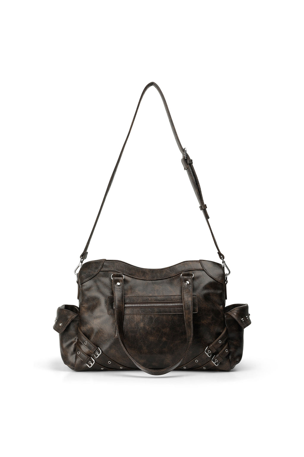 Deinet - Stud Pocket Big Bag (Burgundy) product image 16 | TRAB K-Fashion Australia