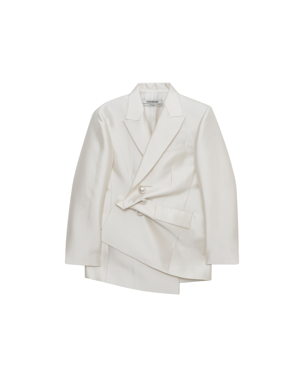 Kimhe Kim - Silk Blend Venus Jacket (White) product image 7 | TRAB K-Fashion Australia