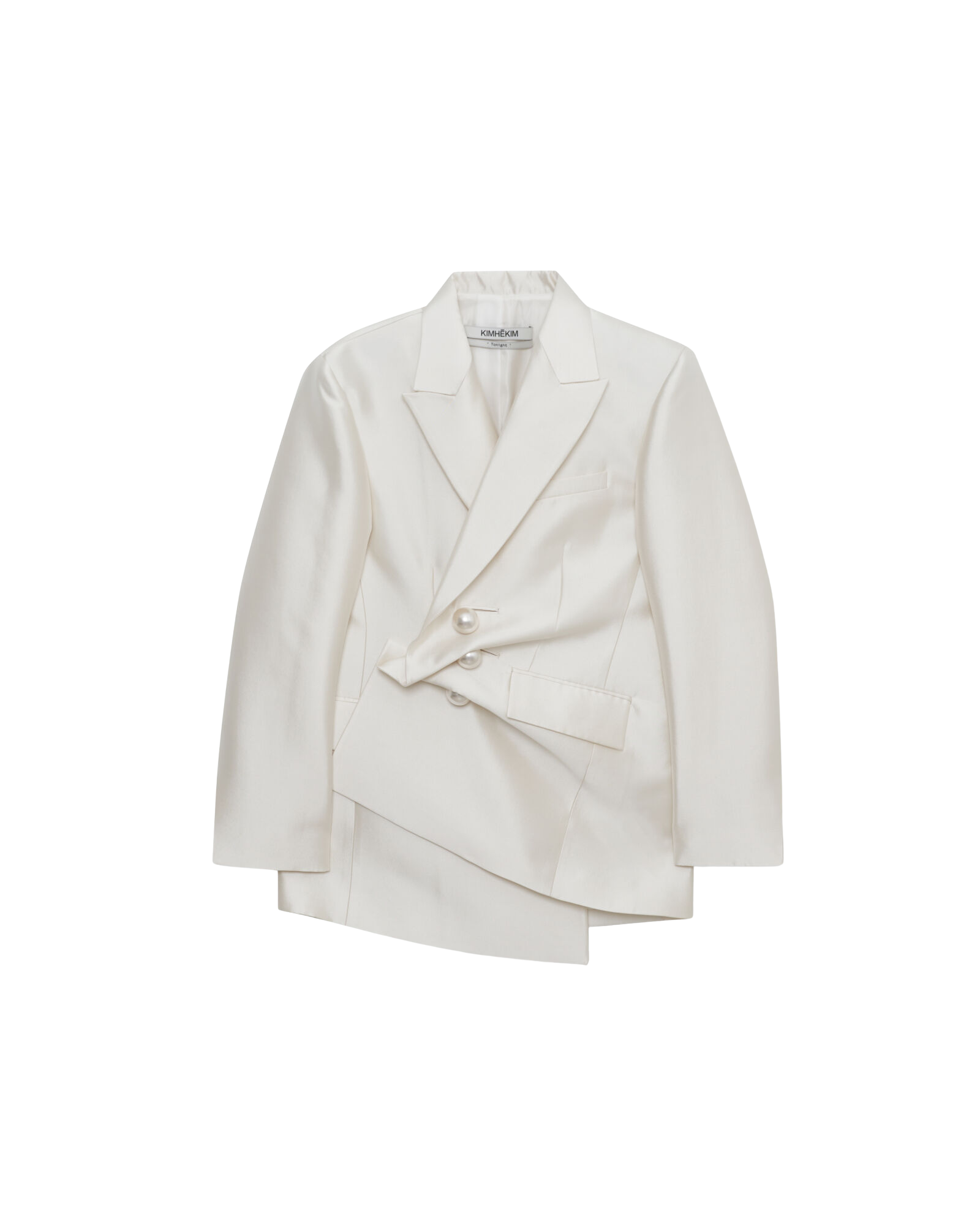 Kimhe Kim - Silk Blend Venus Jacket (White) product image 7 | TRAB K-Fashion Australia