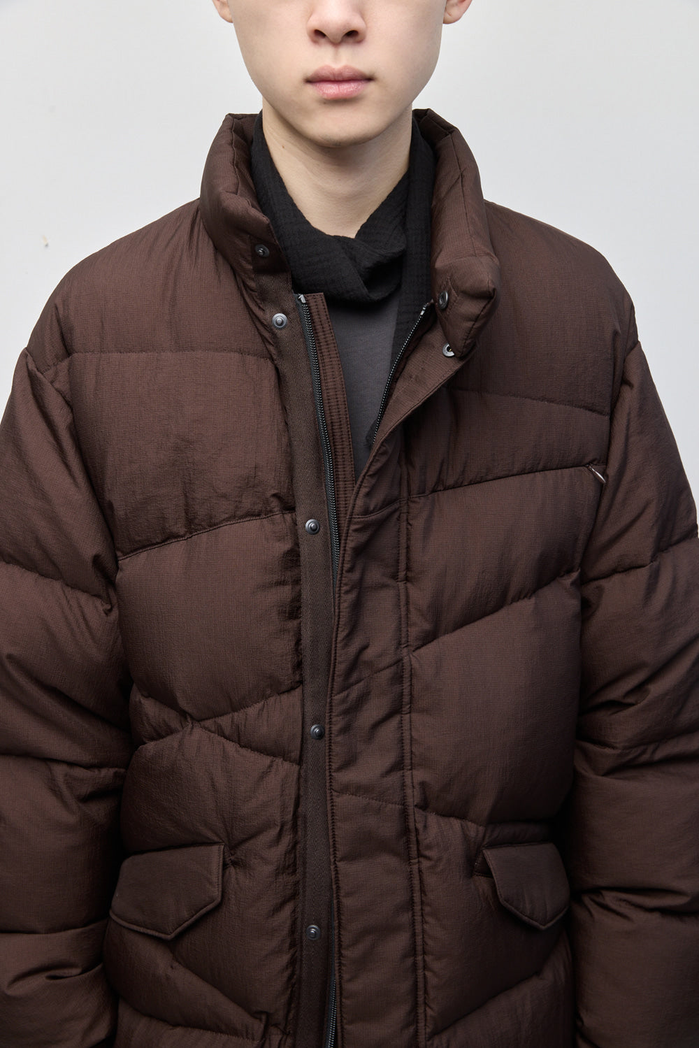Hatchingroom - Mil-Puffer Parka (Burgundy) product image 20 | TRAB K-Fashion Australia
