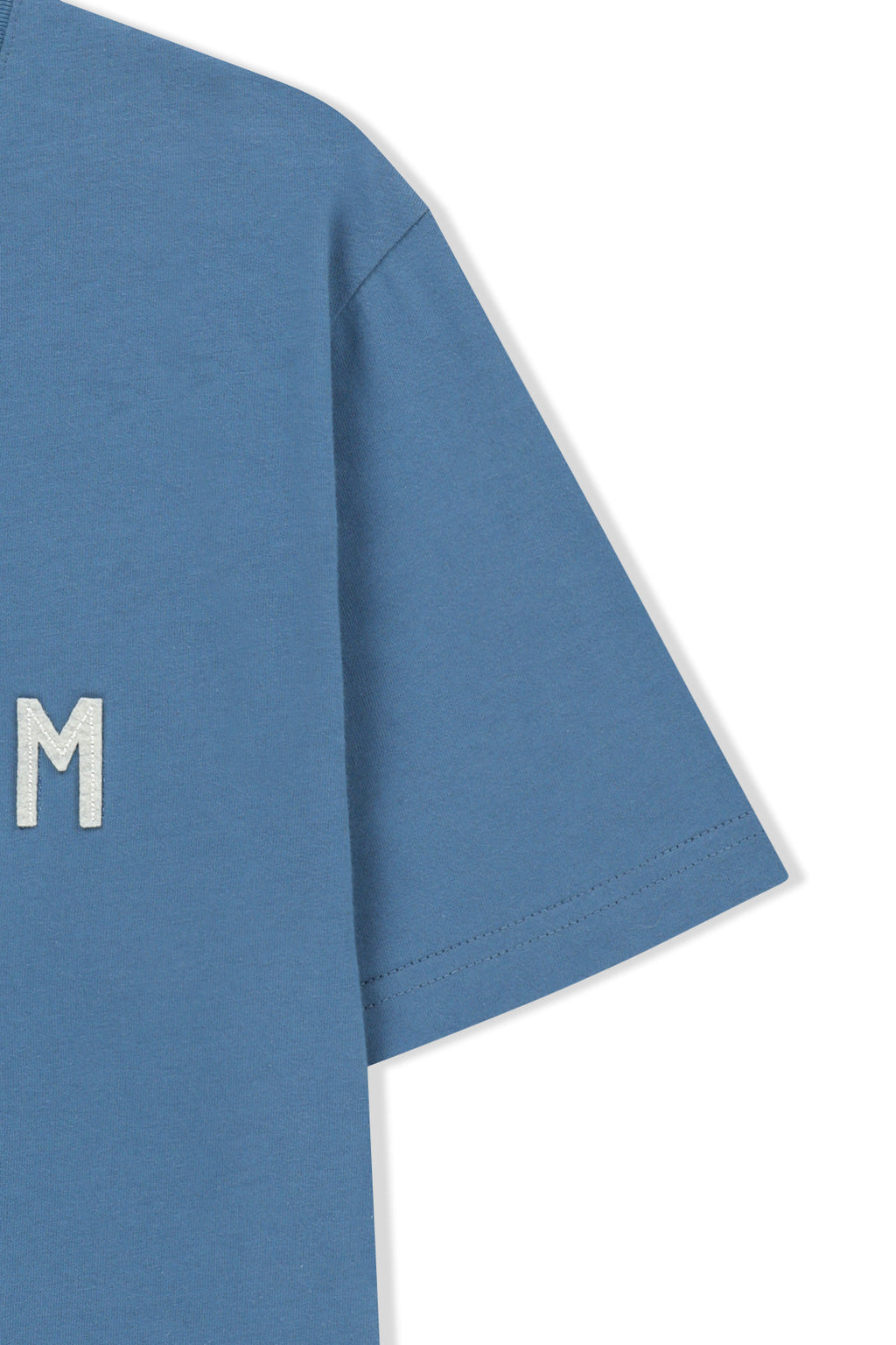 Matin Kim - Applique Felt Logo Top (Blue) product image 4 | TRAB K-Fashion Australia