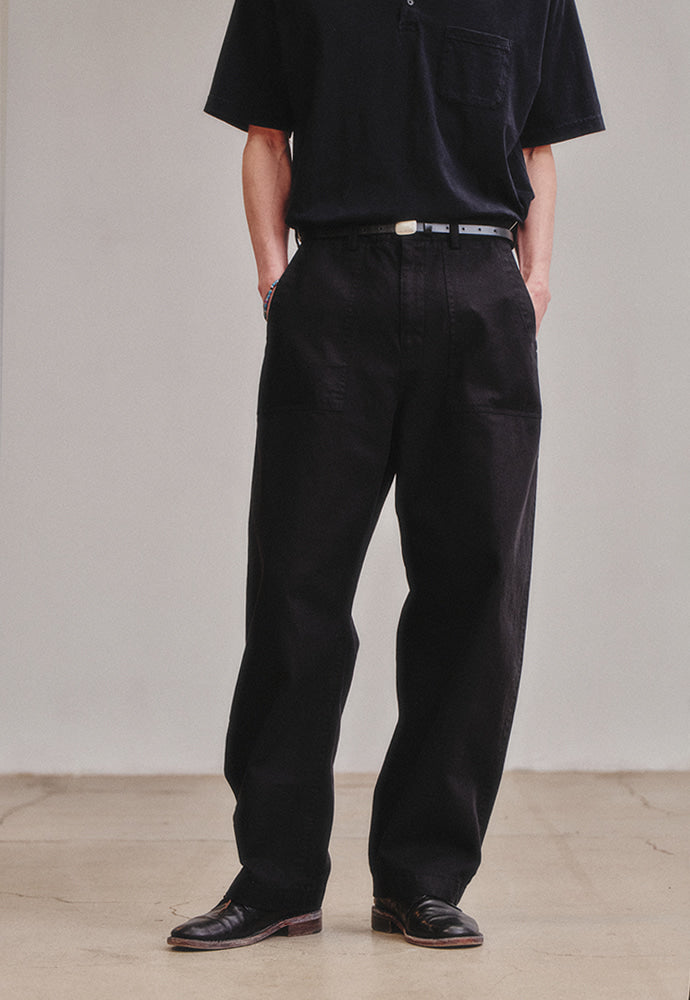 Art if acts - Curved Fatigue Trousers (Black) product image 5 | TRAB K-Fashion Australia