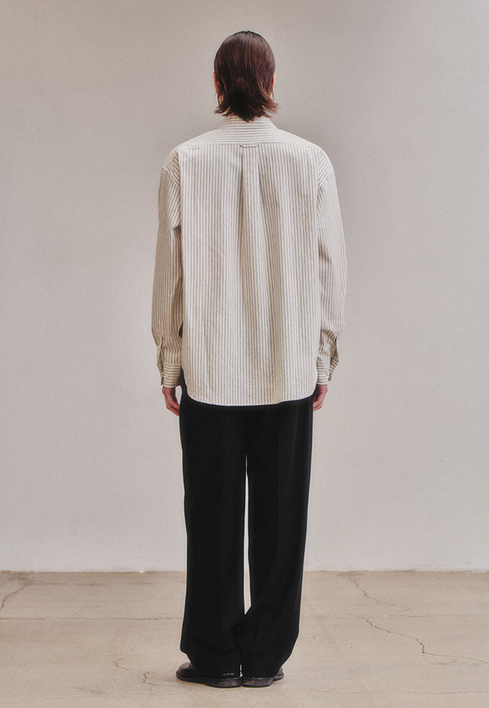Art if acts - Stripe Shirt (Ivory) product image 4 | TRAB K-Fashion Australia