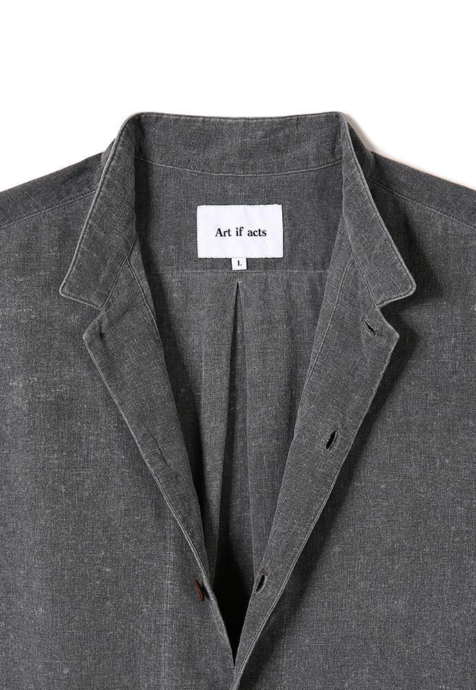 Art if acts - Linen Oriental Jacket (Faded Charcoal) product image 10 | TRAB K-Fashion Australia