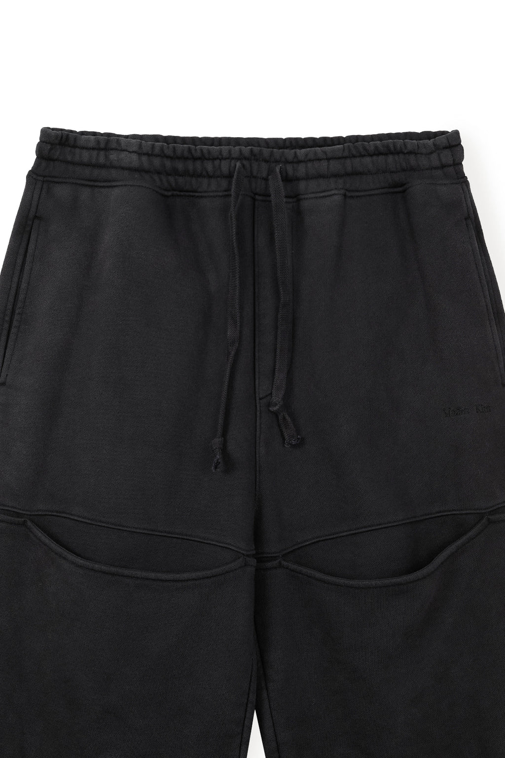 Matin Kim - Cut Out Washed Sweatpants (Charcoal) product image 3 | TRAB K-Fashion Australia