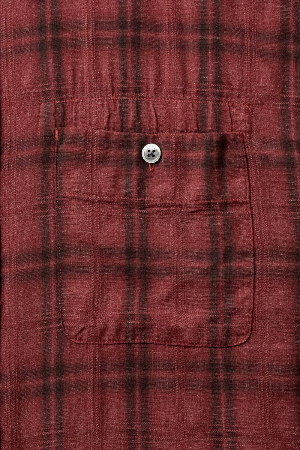 Hatchingroom - 2Pk Shirt 1/2 Over Dyed Check (Dark Red) product image 4 | TRAB K-Fashion Australia