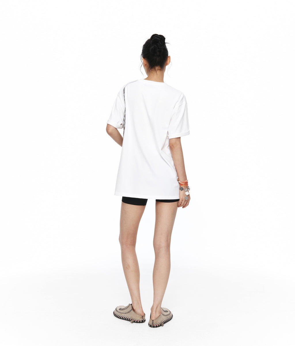 XLIM - Ep.7 01 T-Shirt (White) product image 11 | TRAB K-Fashion Australia