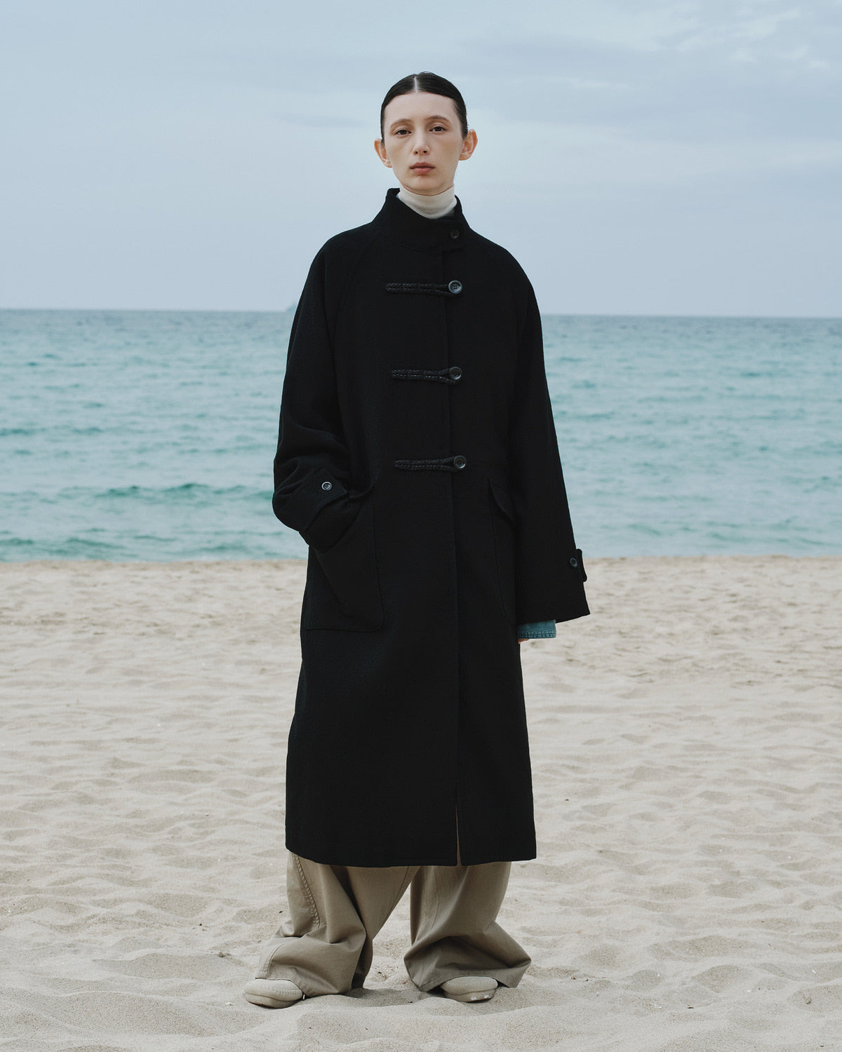 Eastlogue - Navigator Coat (Black) product image 1 | TRAB K-Fashion Australia