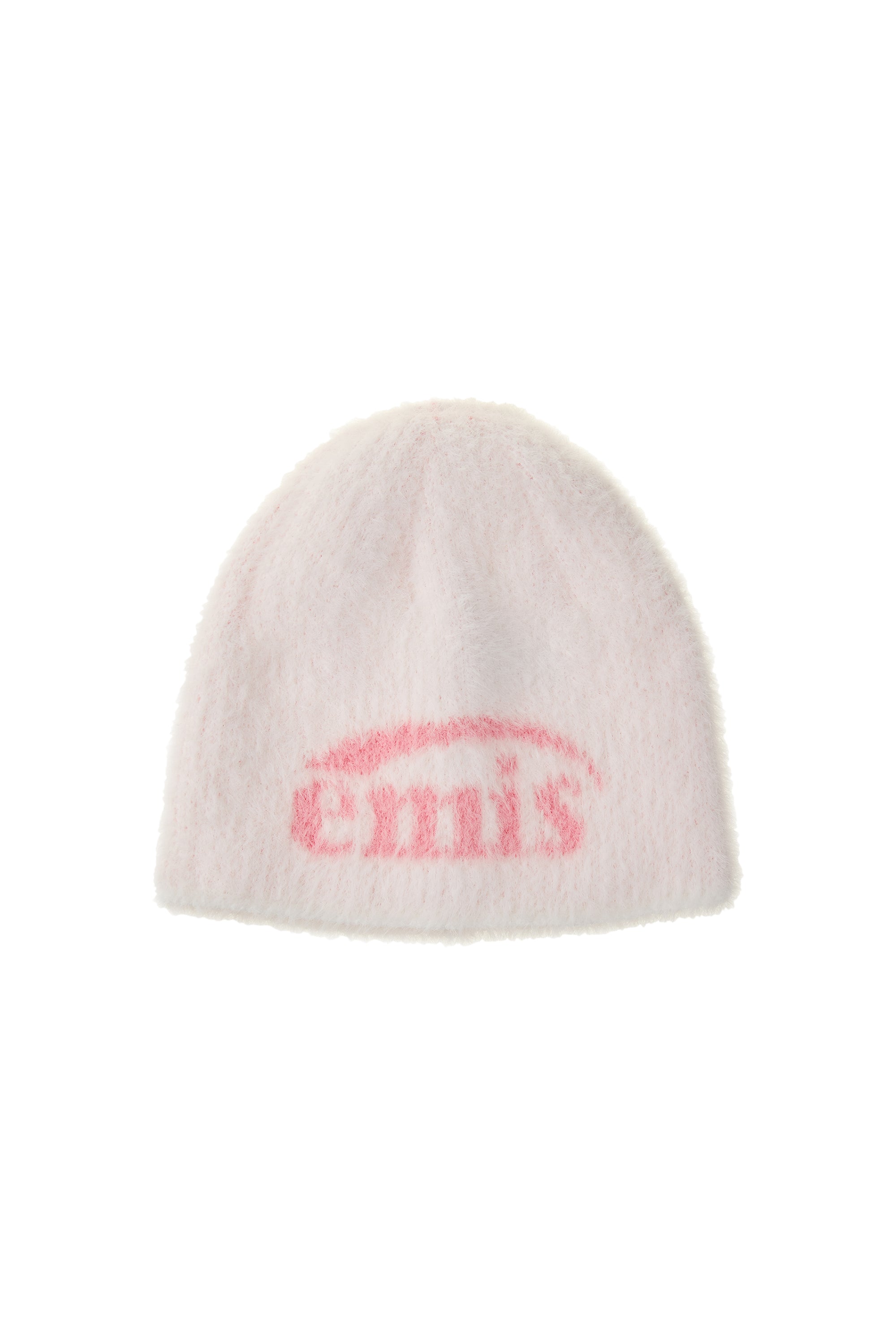 Emis - New Logo Shaggy Beanie (White) product image 1 | TRAB K-Fashion Australia