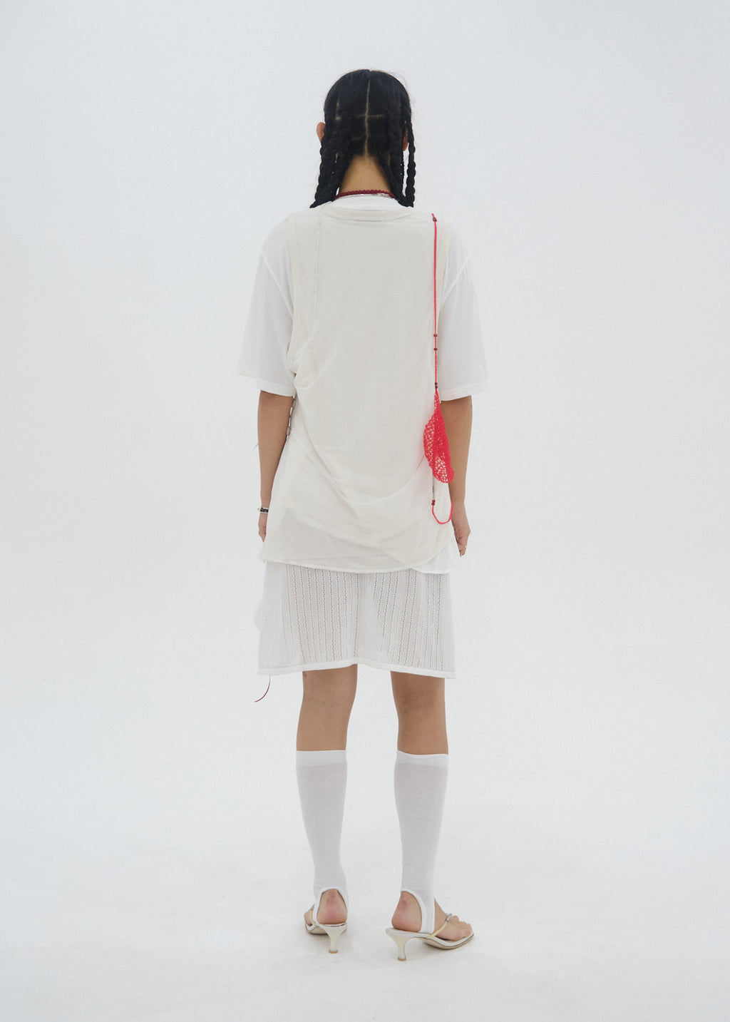 Hyein Seo - Double Layer T-Shirt (Ivory) product image 8 | TRAB K-Fashion Australia