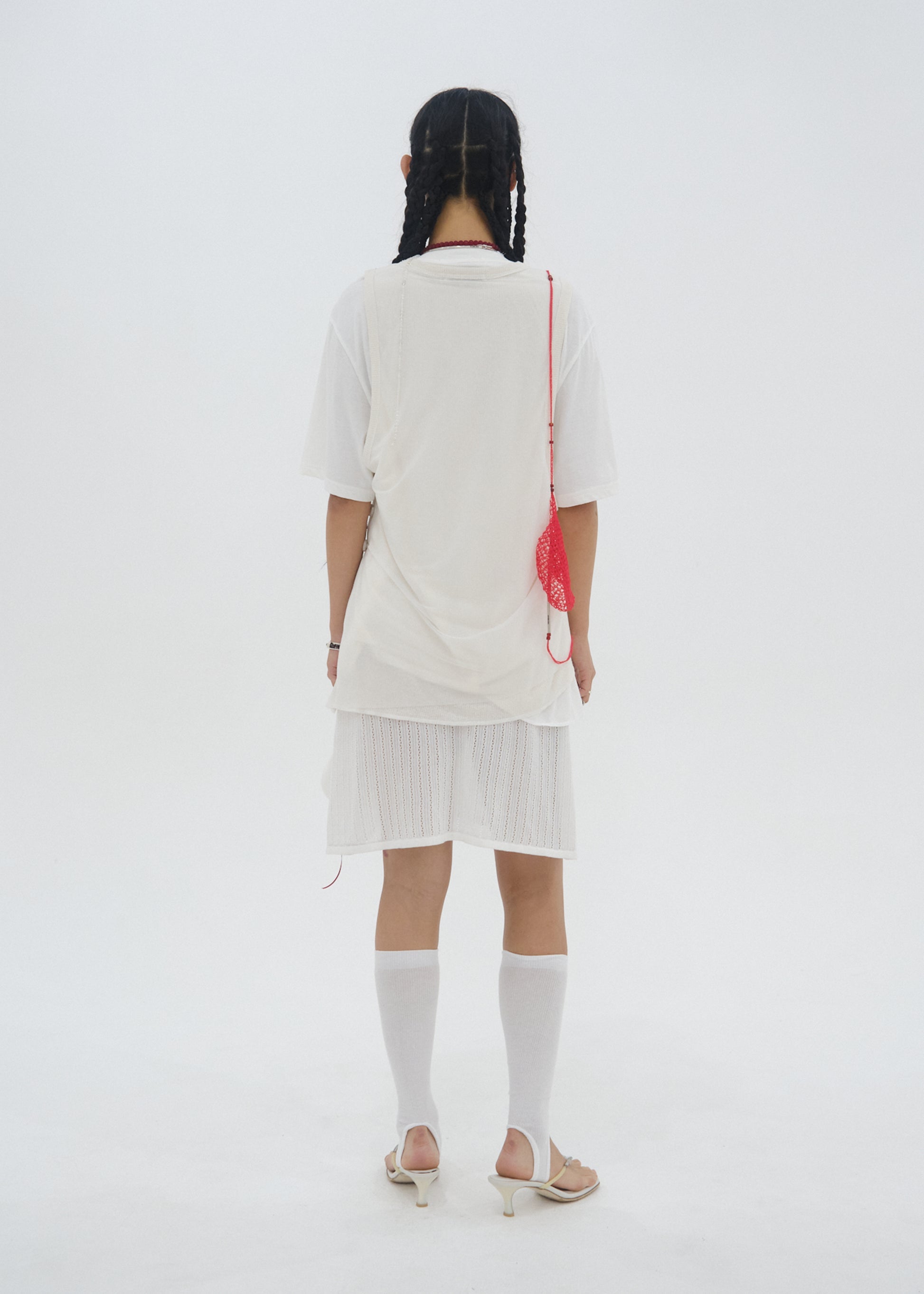 Hyein Seo - Double Layer T-Shirt (Ivory) product image 8 | TRAB K-Fashion Australia
