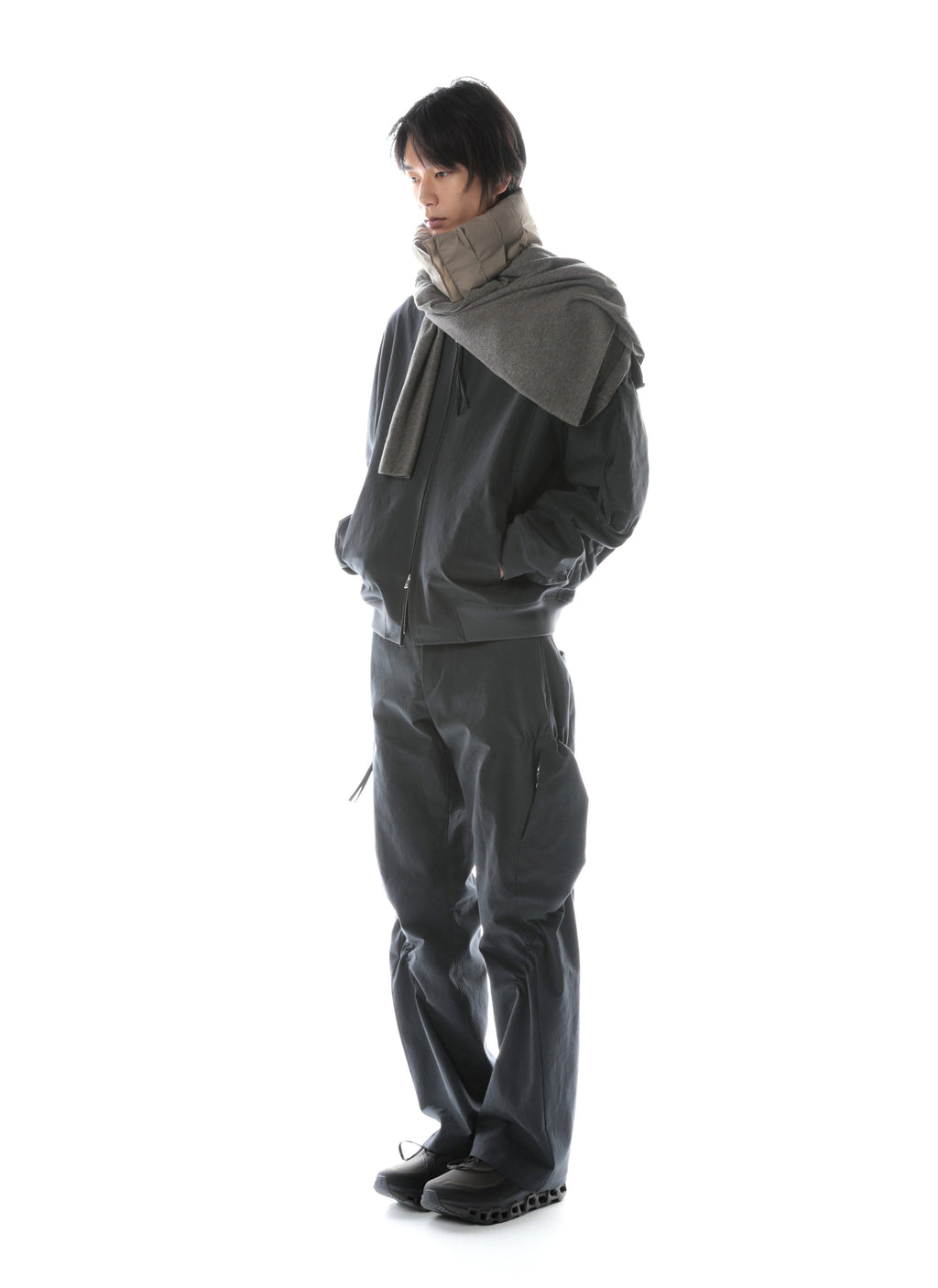 Post Archive Faction - Shirring Pants (Charcoal) product image 7 | TRAB K-Fashion Australia