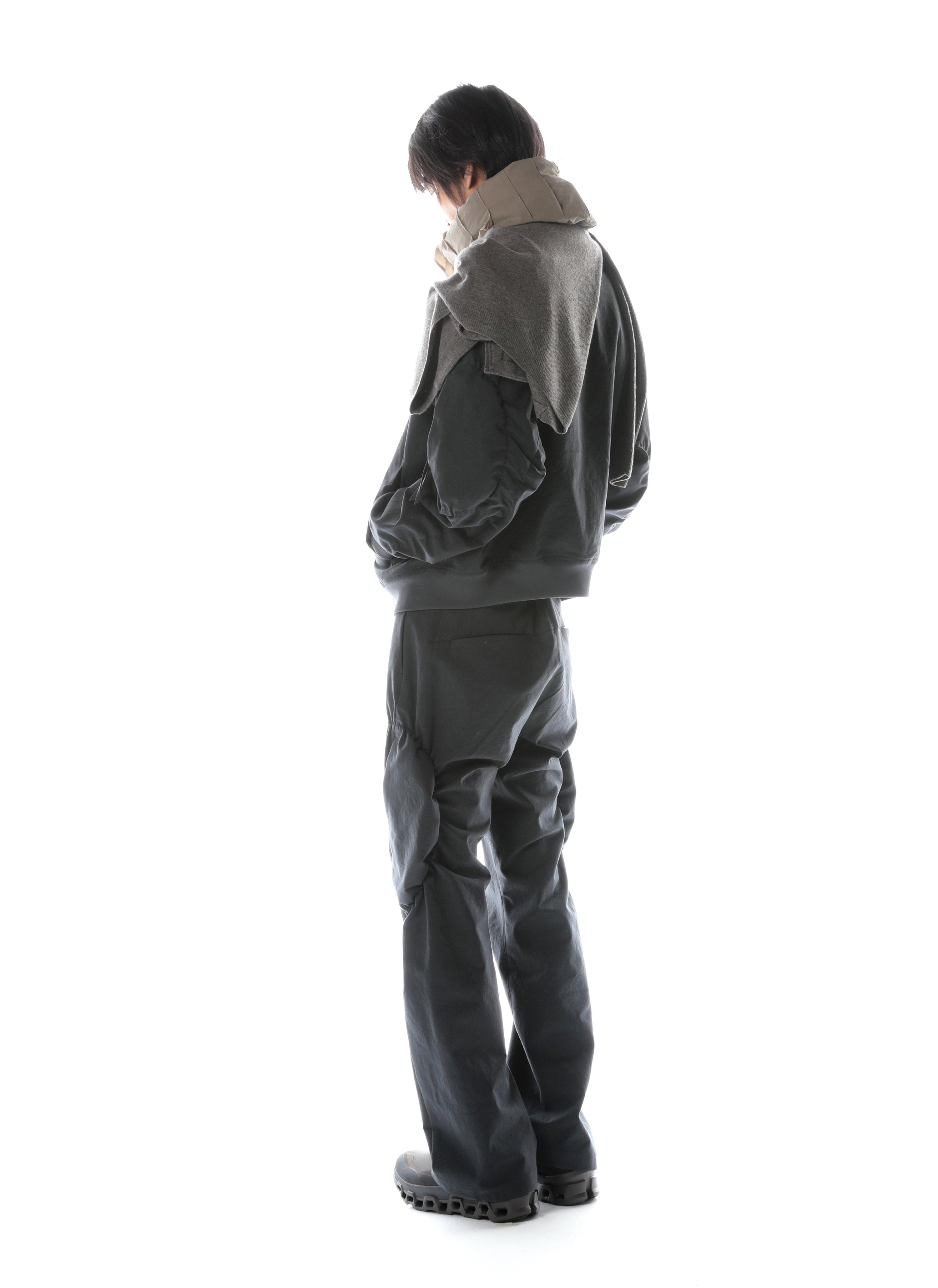 Post Archive Faction - Shirring Bomber (Charcoal) product image 8 | TRAB K-Fashion Australia