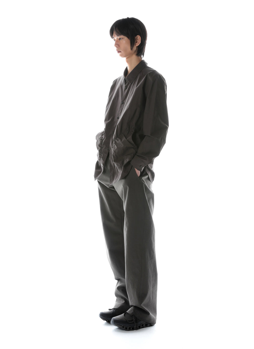 Post Archive Faction - Shirring Shirt (Brown) product image 8 | TRAB K-Fashion Australia