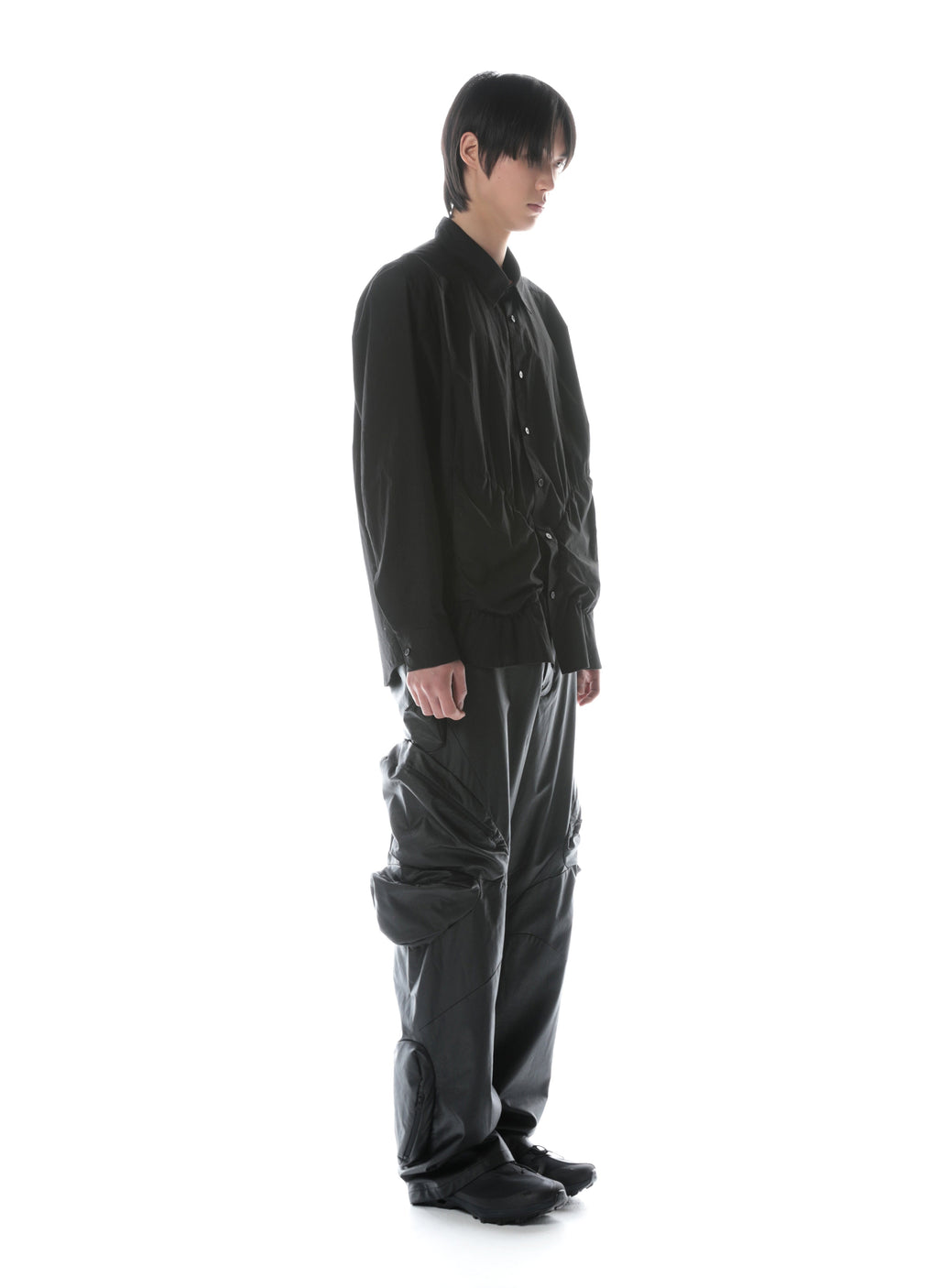 Post Archive Faction - Shirring Shirt (Black) product image 8 | TRAB K-Fashion Australia