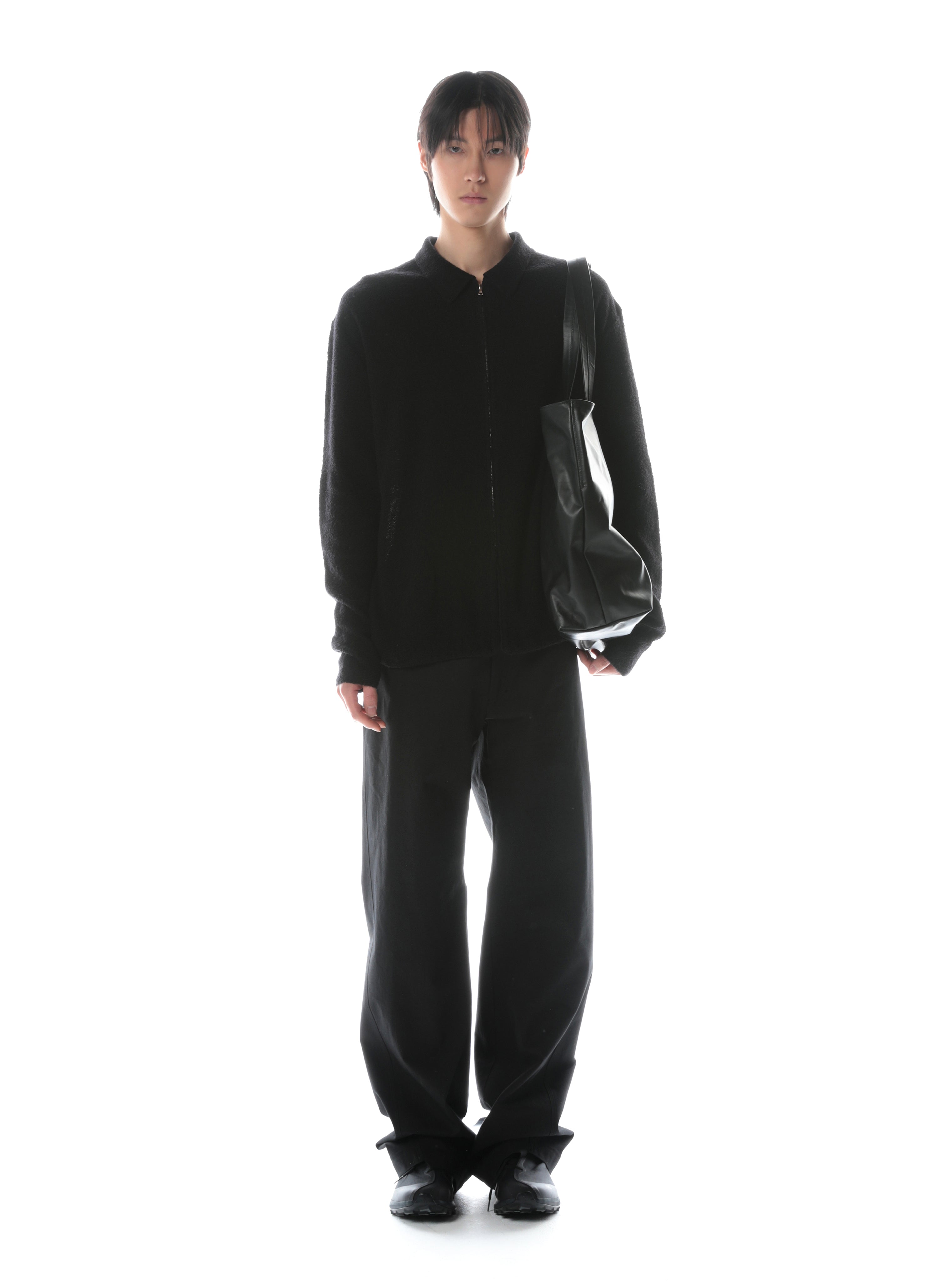 Post Archive Faction - Boucle Zip Shirt (Black) product image 7 | TRAB K-Fashion Australia