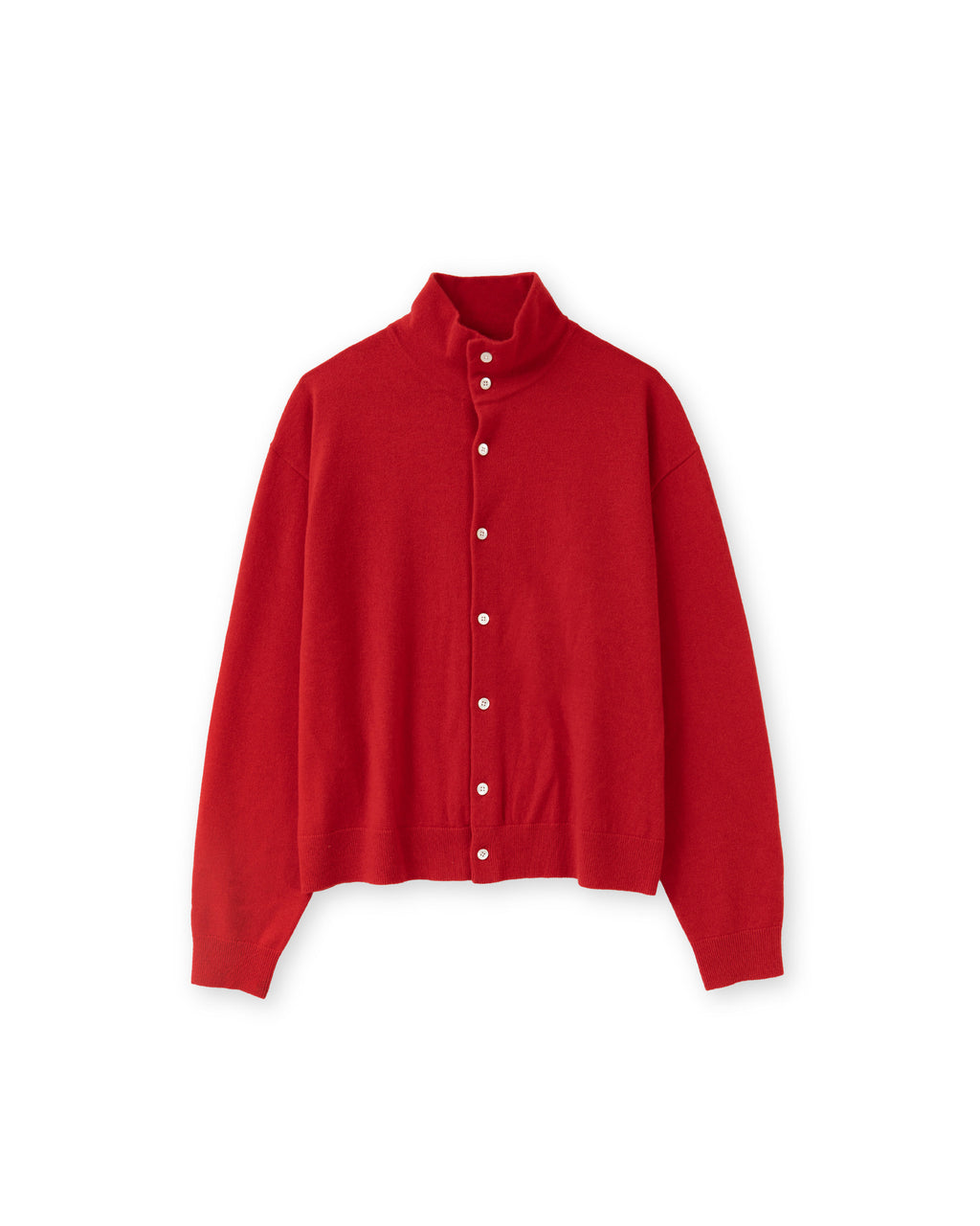 Brownyard - Cashmere Stand Collar Cardigan (Red) product image 5 | TRAB K-Fashion Australia