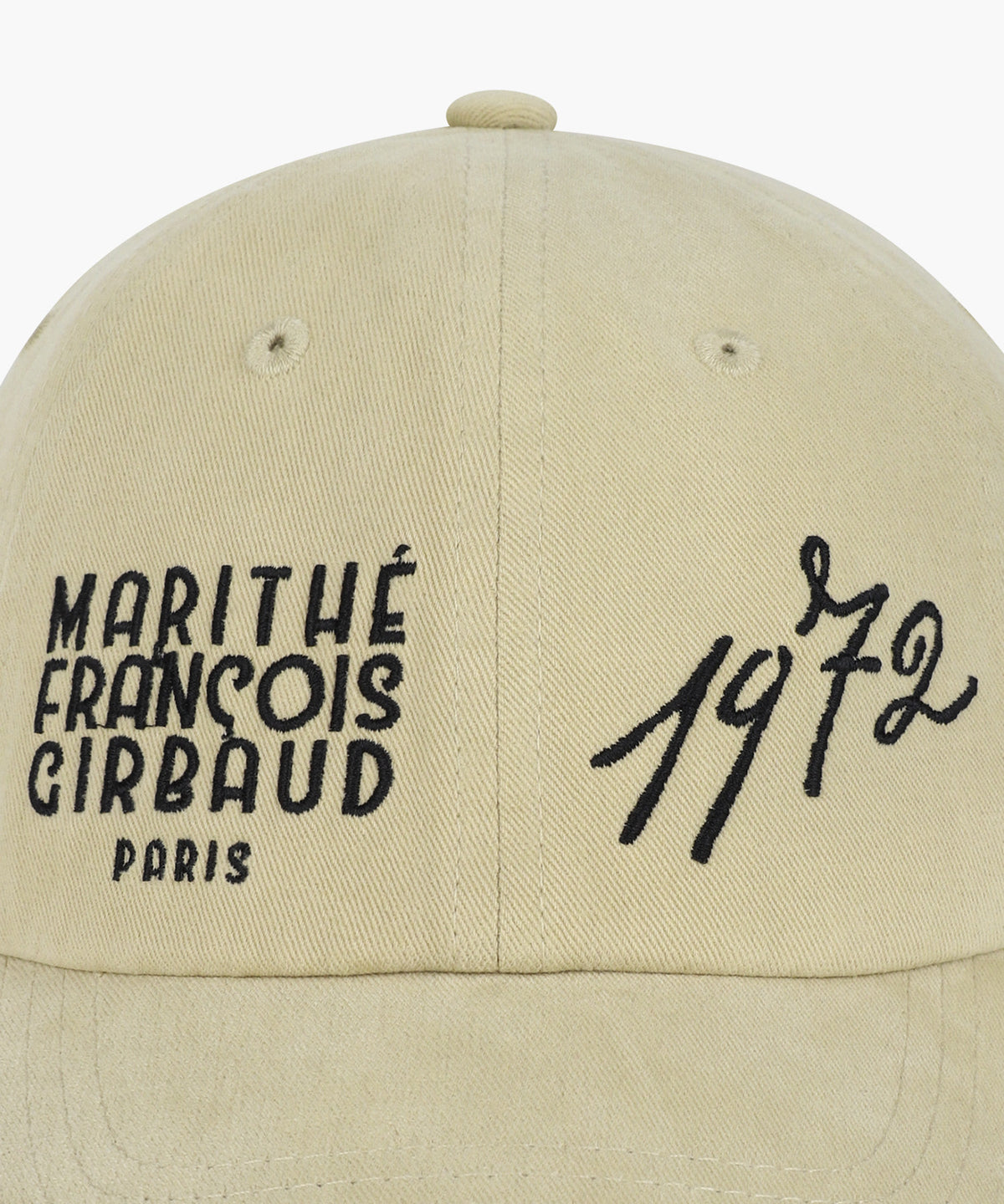 Marithe & Francois Girbaud - 1972 Logo Brushed Cap (Beige) product image 3 | TRAB K-Fashion Australia