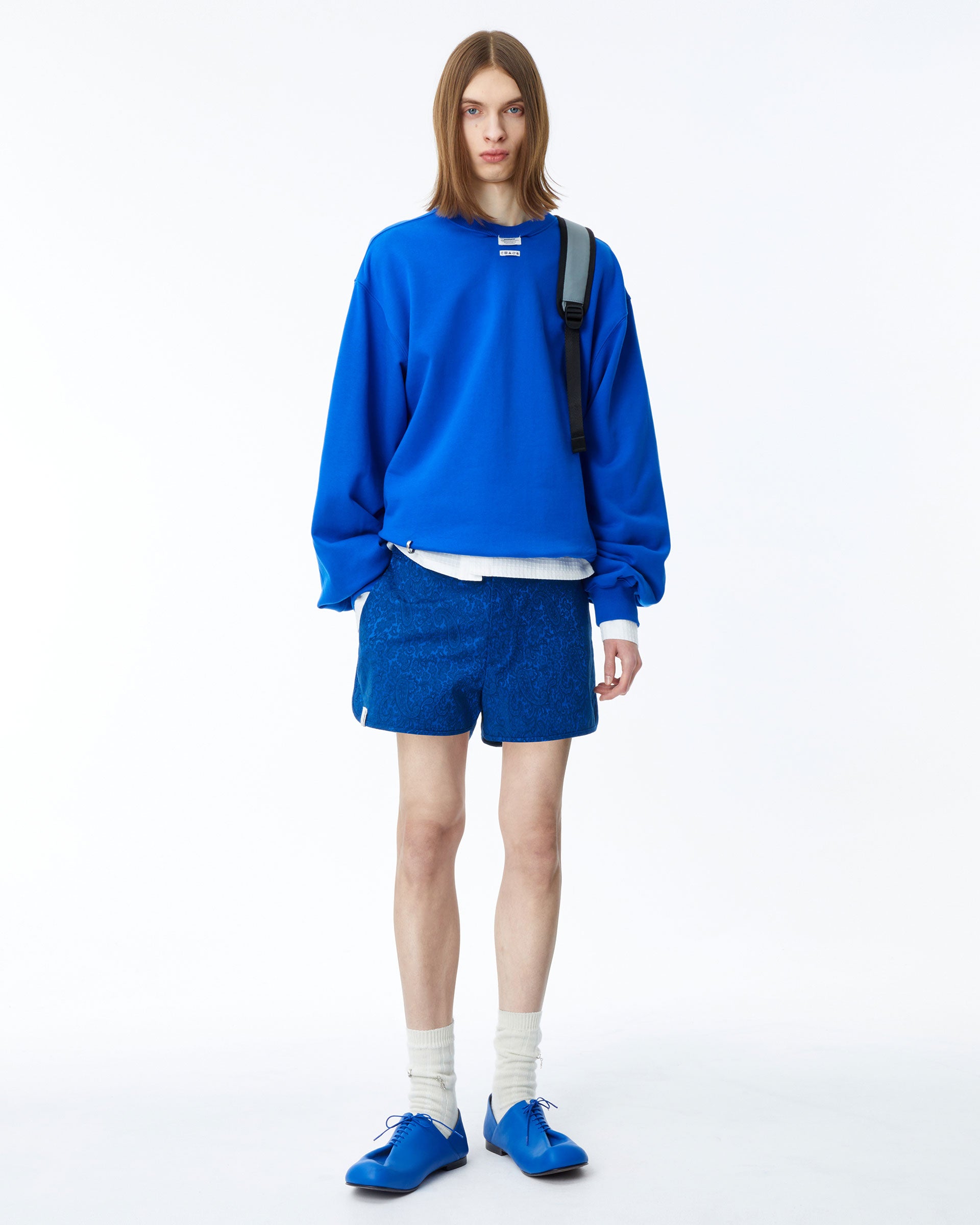 Ader Error - Langle sweatshirt (Z-Blue) product image 1 | TRAB K-Fashion Australia