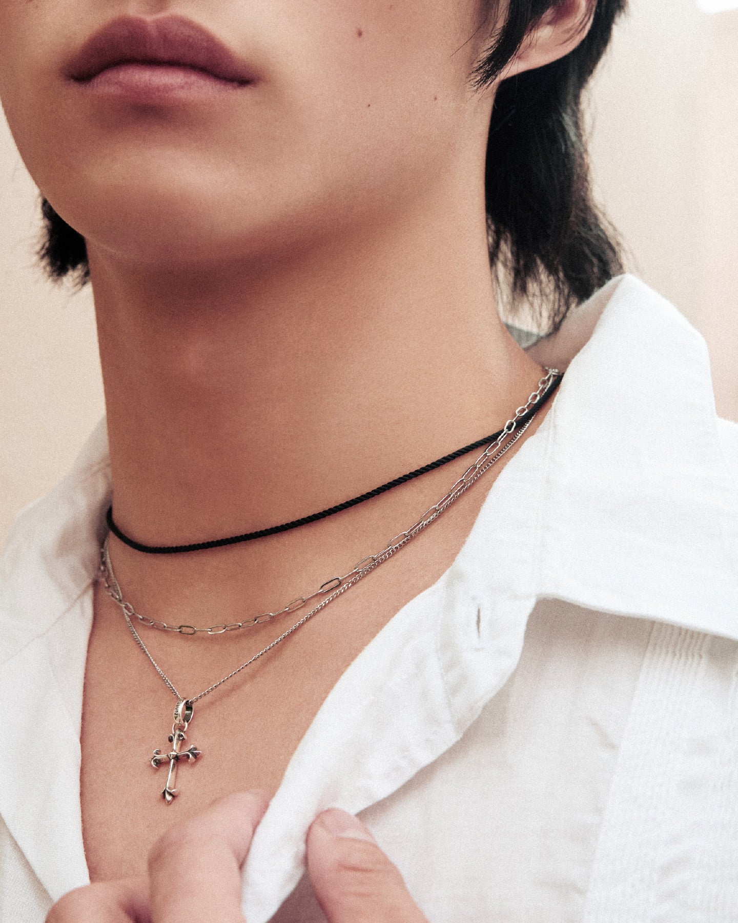 Numbering - Paper Clip Chain Necklace #5881 product image 2 | TRAB K-Fashion Australia