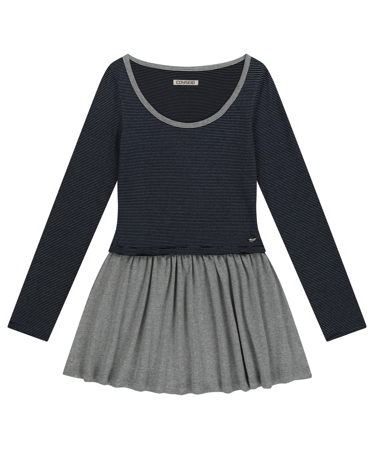 Coyseio - Coy Stripe Dress (Navy) product image 1 | TRAB K-Fashion Australia