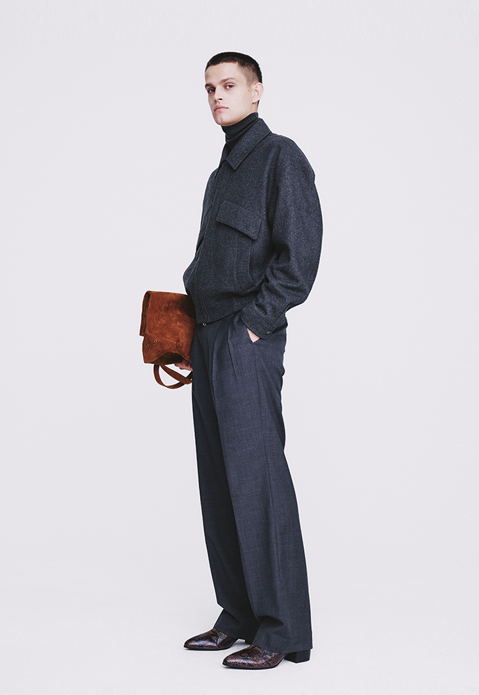 Tonywack - Virgin Wool Multi-Pocket Blouson (Dark Grey) product image 4 | TRAB K-Fashion Australia