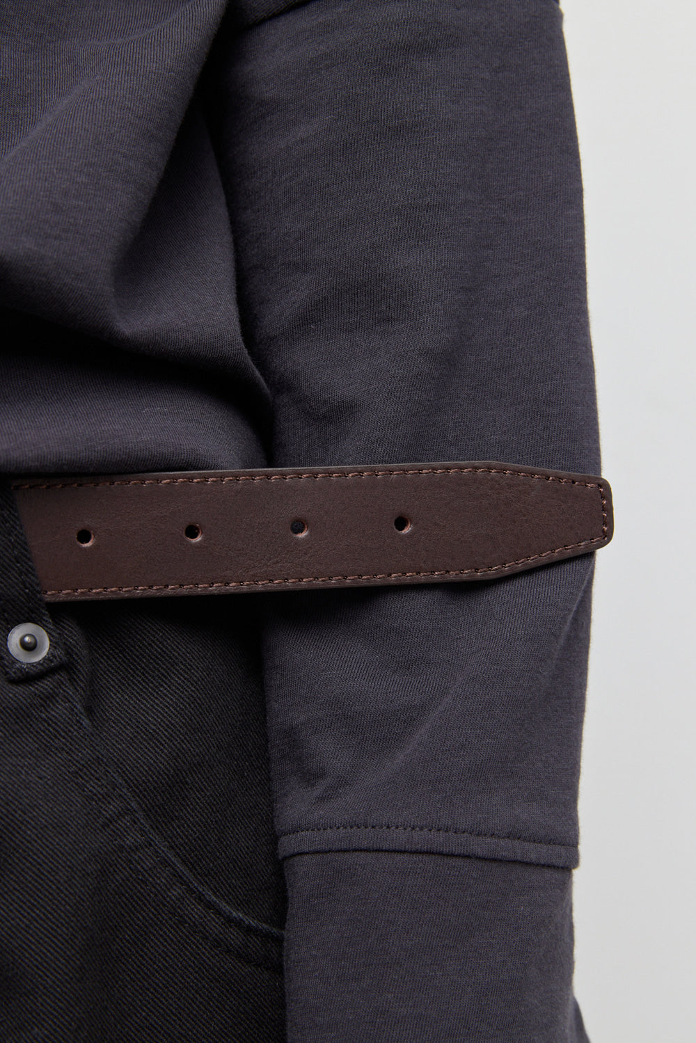 Hatchingroom - Fluid Leather Belt (Dark Brown) product image 10 | TRAB K-Fashion Australia