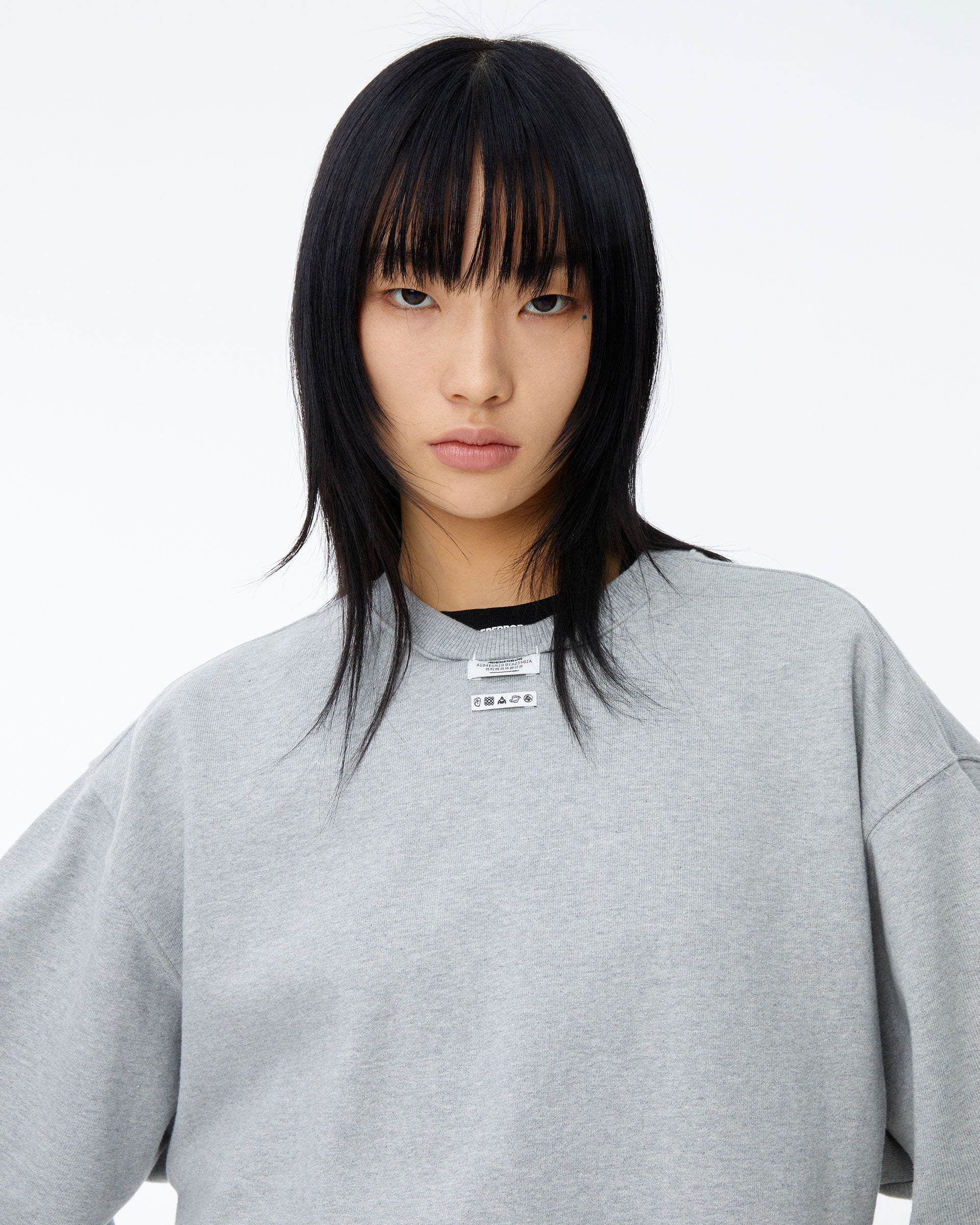Ader Error - Langle sweatshirt (Grey) product image 2 | TRAB K-Fashion Australia