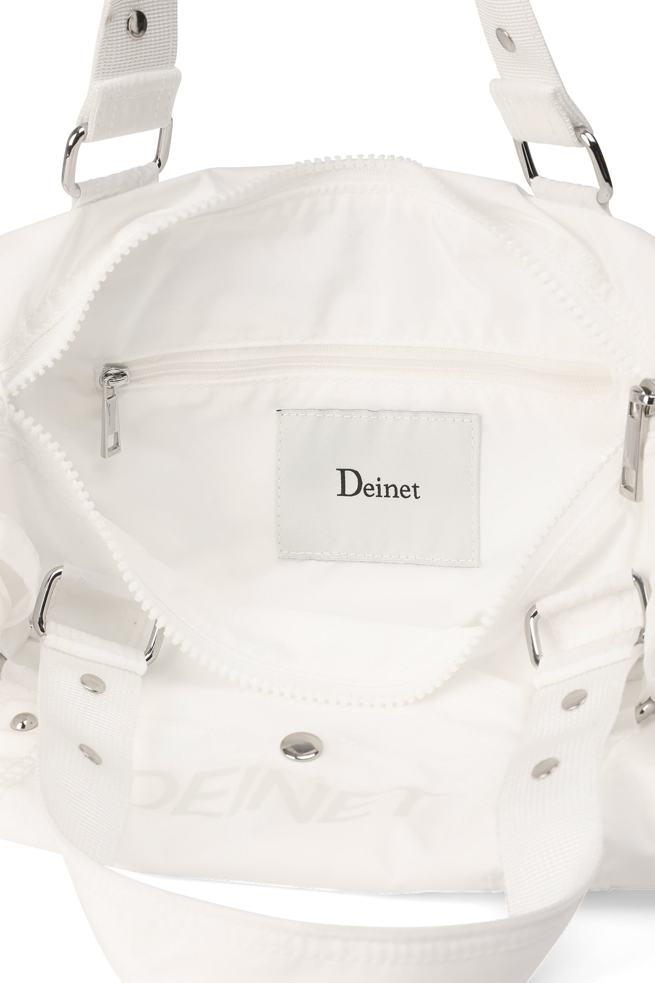 Deinet - Logo Duffle Mini Bag (White) product image 9 | TRAB K-Fashion Australia