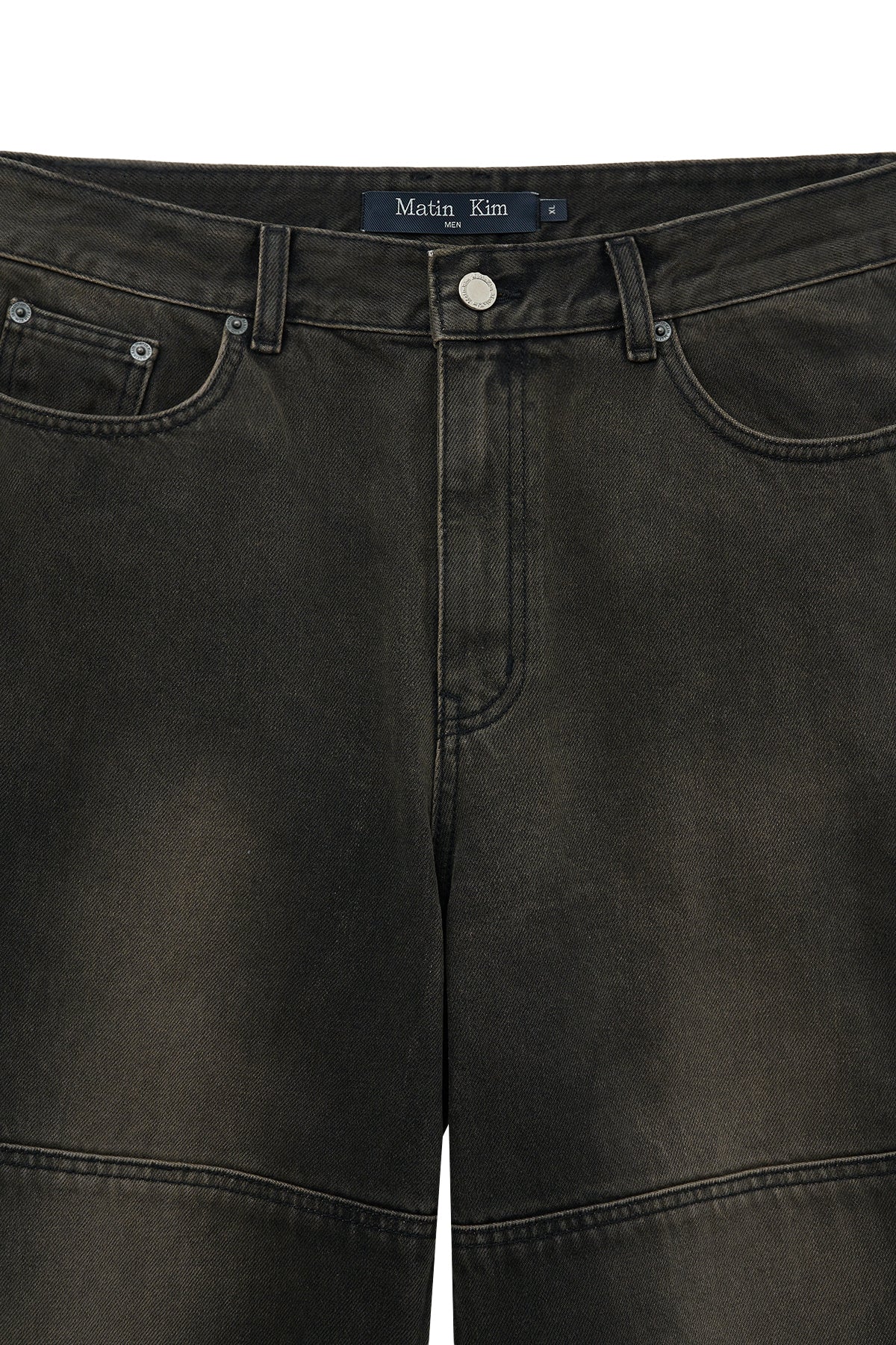 Matin Kim - Western Detail Denim Pants (Black) product image 3 | TRAB K-Fashion Australia
