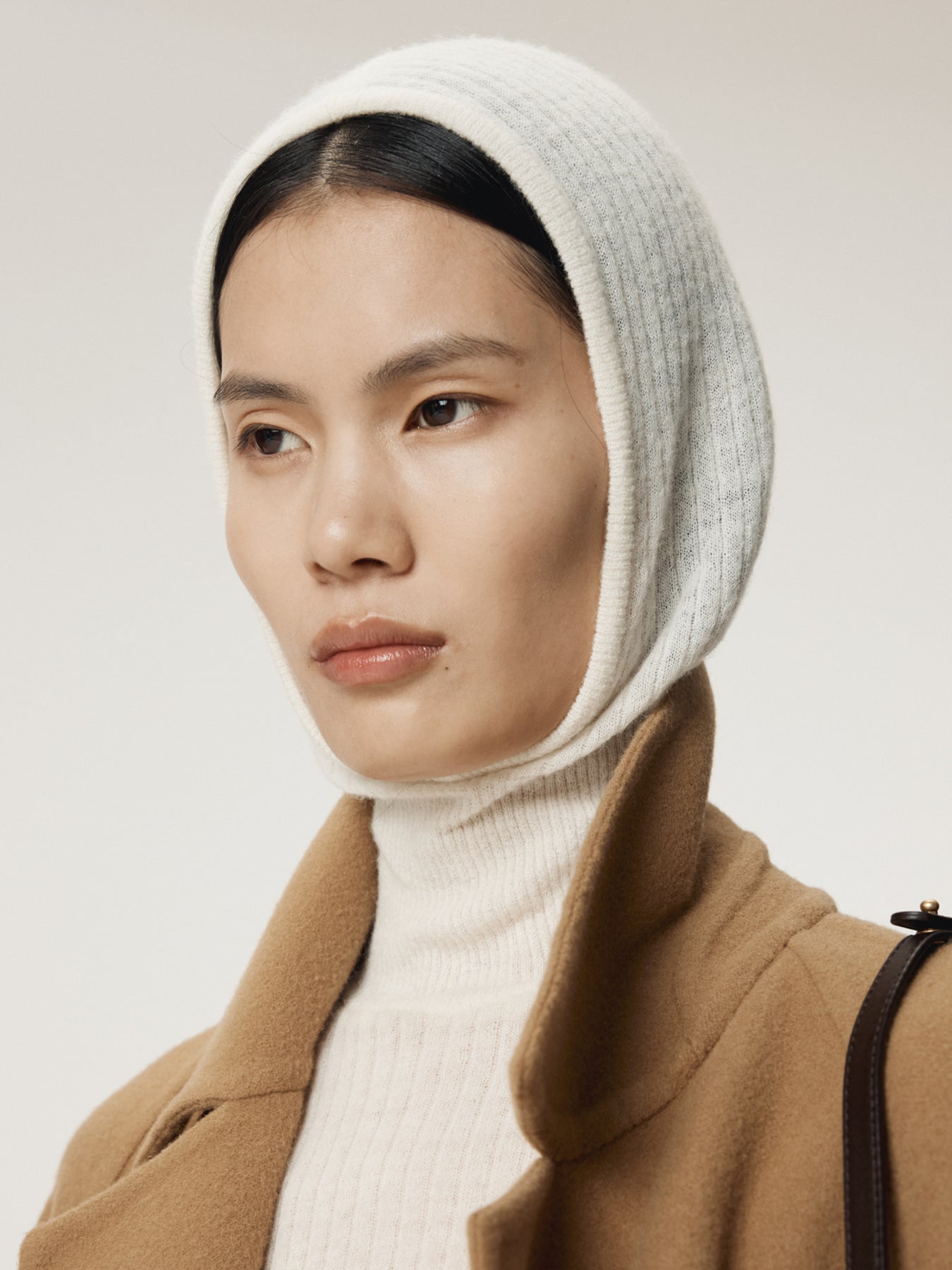 Recto - Hairy Balaclava Knit Top (Cream) product image 8 | TRAB K-Fashion Australia