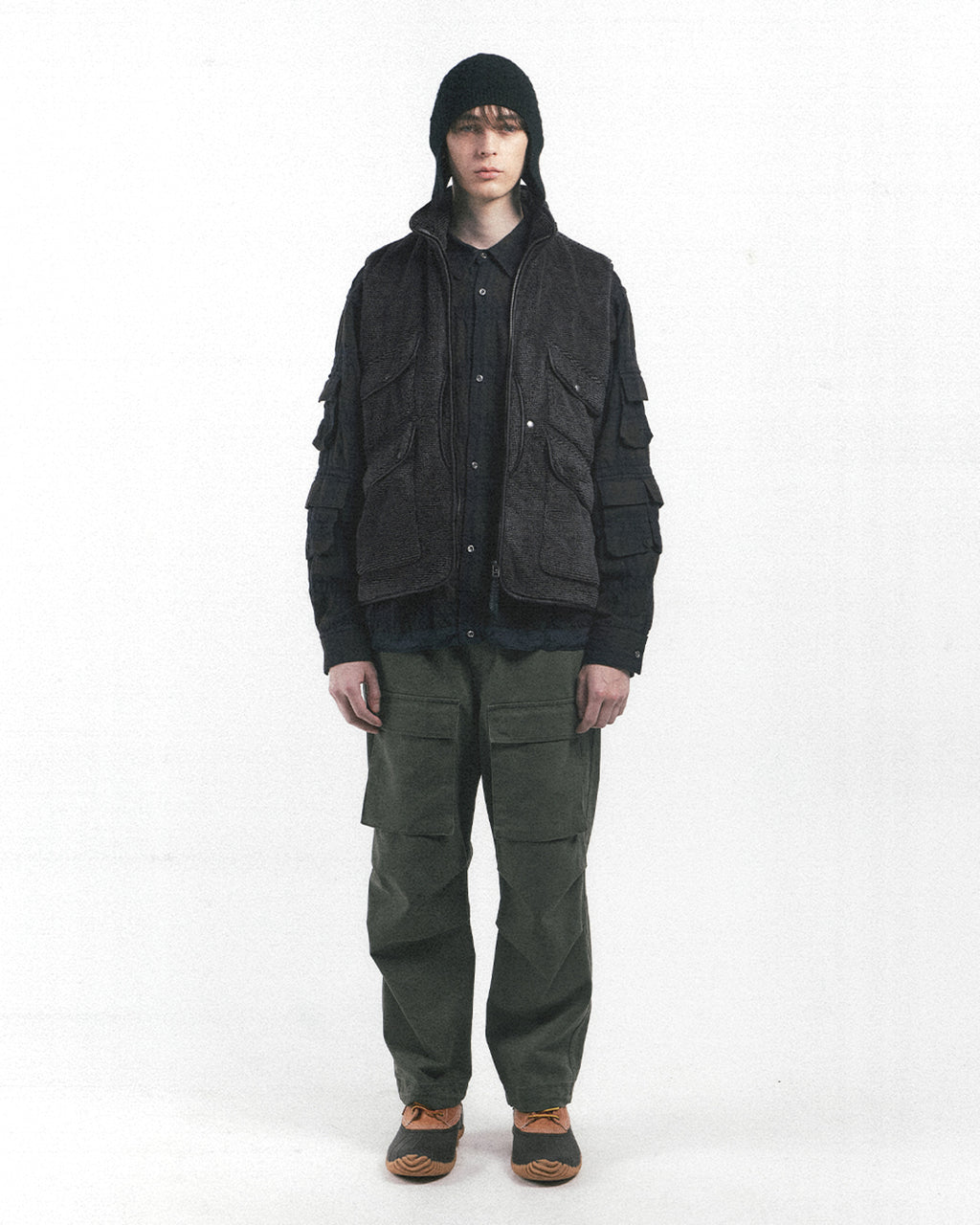 Eastlogue - Hunting Fleece Vest (Black) product image 1 | TRAB K-Fashion Australia