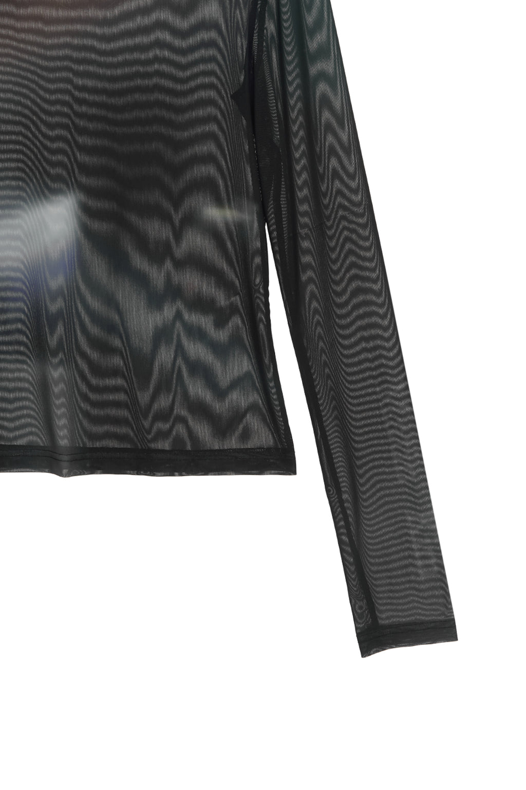 Matin Kim - [Pre-Order – Ships August 25] Flash Printed Mesh Top (Navy) product image 4 | TRAB K-Fashion Australia