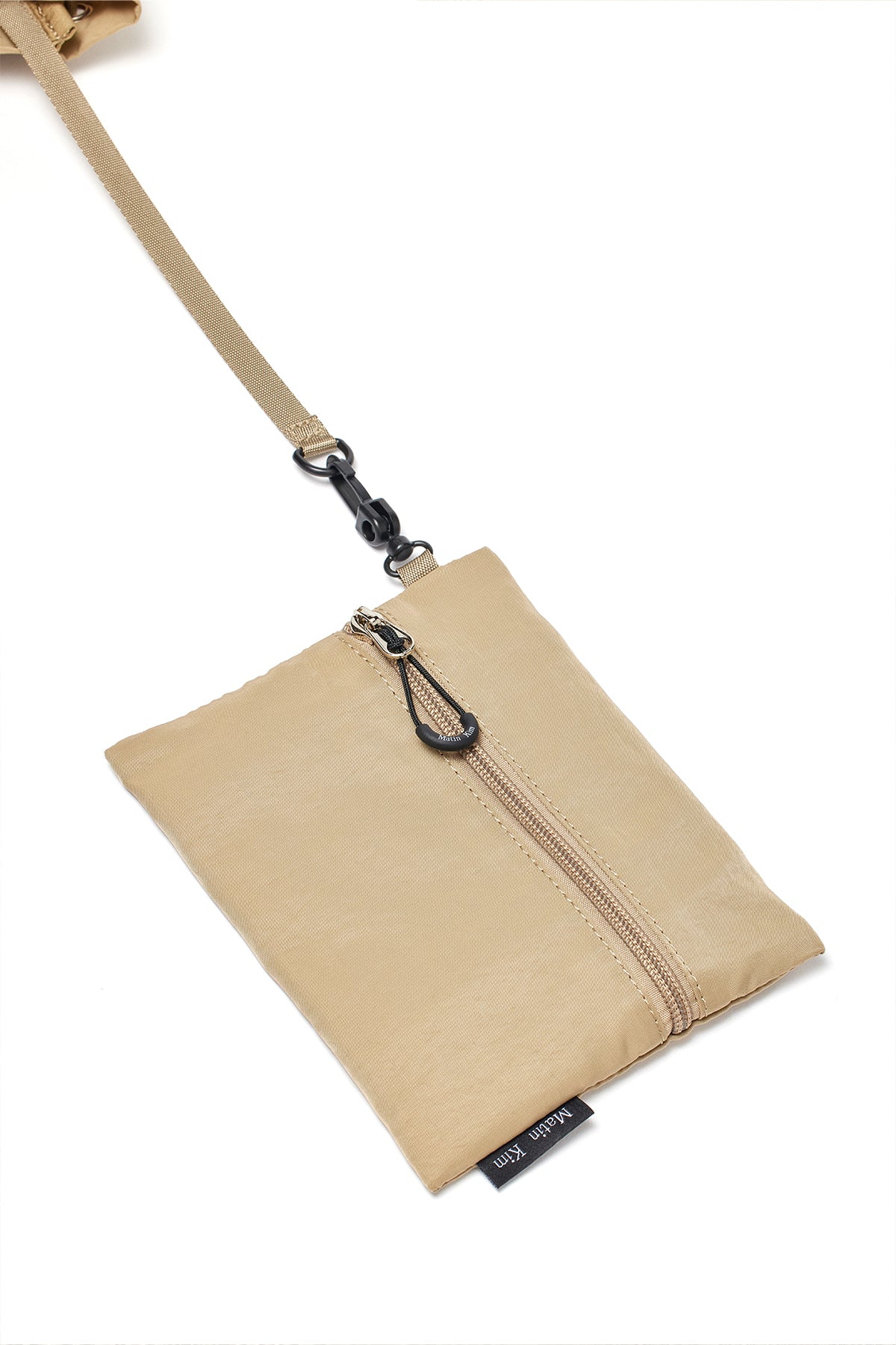 Matin Kim - One Pocket Mesh Back Pack (Dark Beige) product image 5 | TRAB K-Fashion Australia