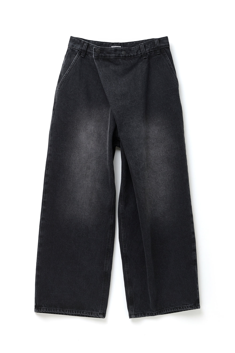 Hatchingroom - Wrap Jeans (Black) product image 1 | TRAB K-Fashion Australia