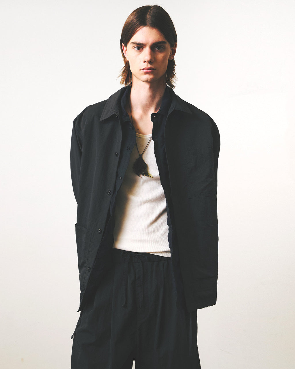 Eastlogue - Carpenter Shirts Jacket (Charcoal Twill) product image 3 | TRAB K-Fashion Australia