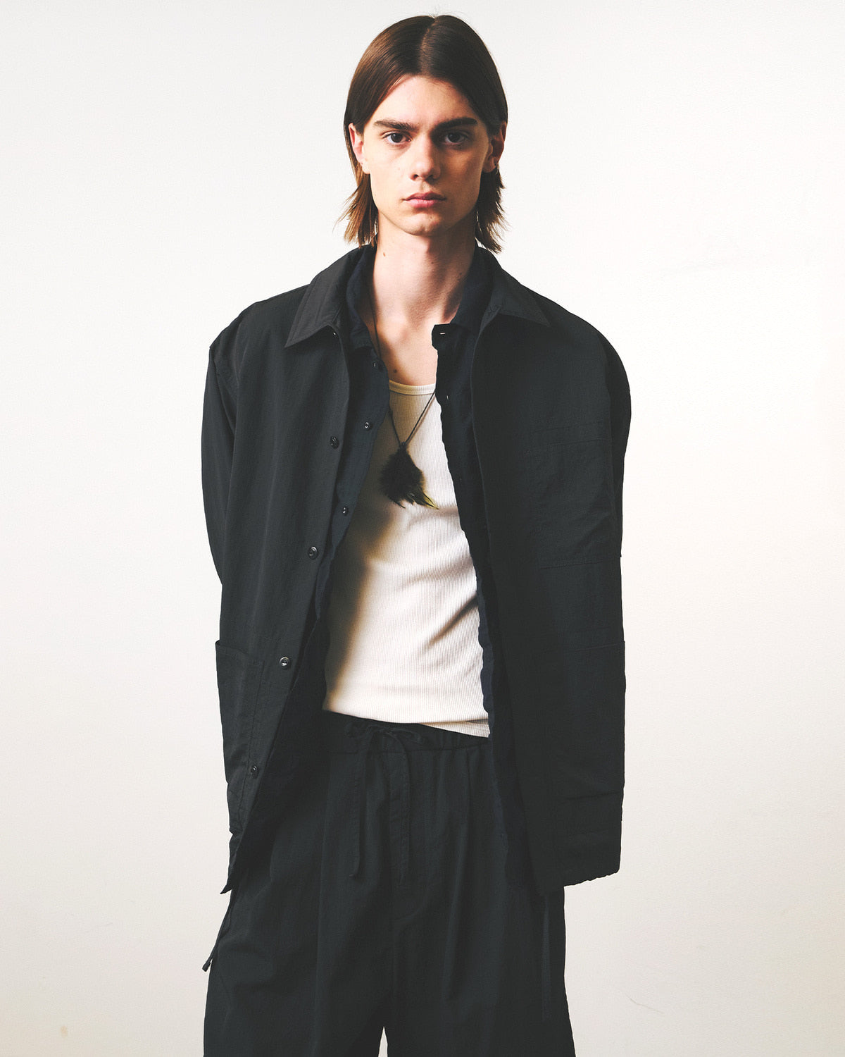 Eastlogue - Carpenter Shirts Jacket (Charcoal Twill) product image 3 | TRAB K-Fashion Australia