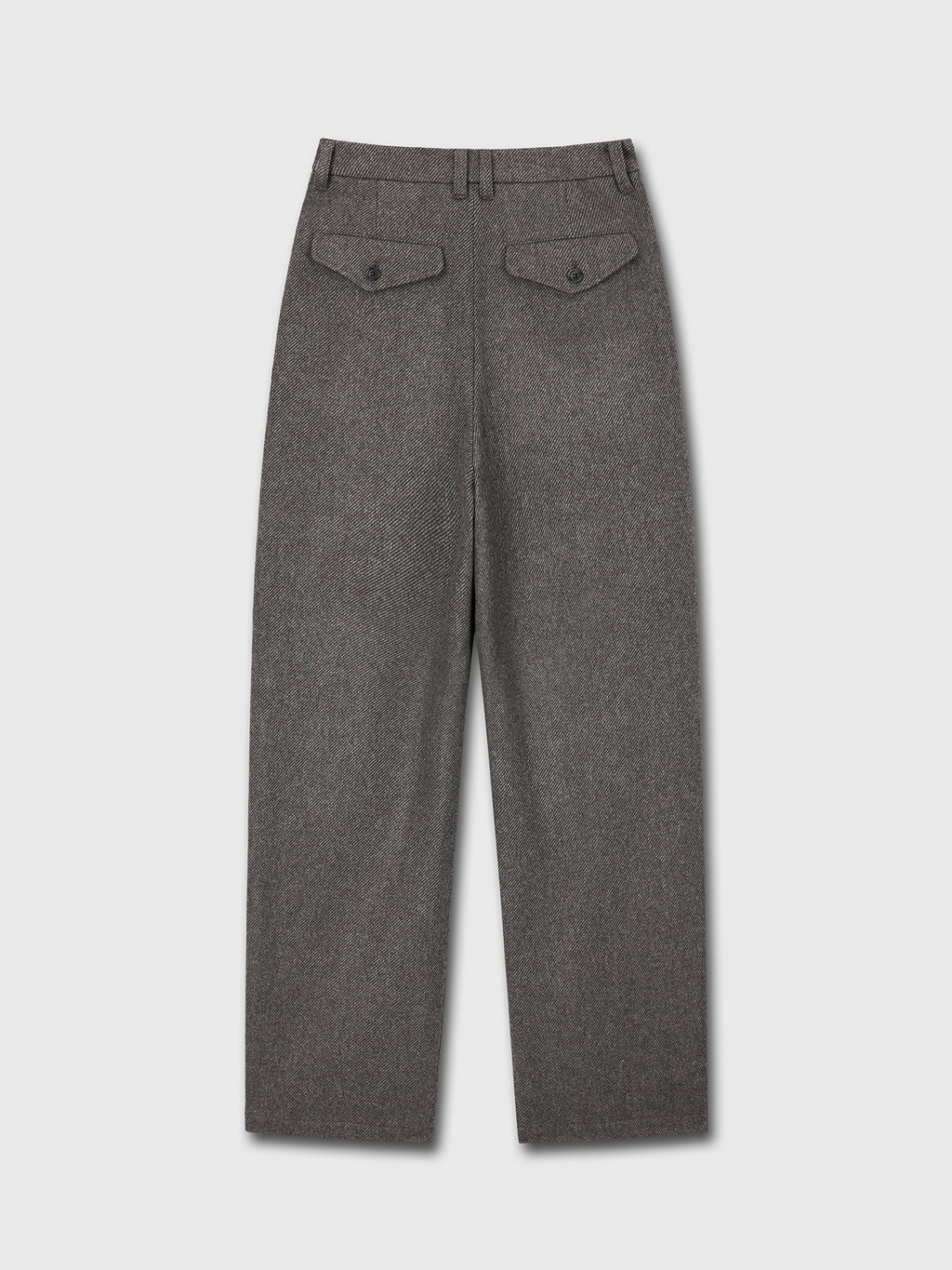 Tonywack - Relaxed Two-Pleated Wool Trousers (Grey) product image 8 | TRAB K-Fashion Australia