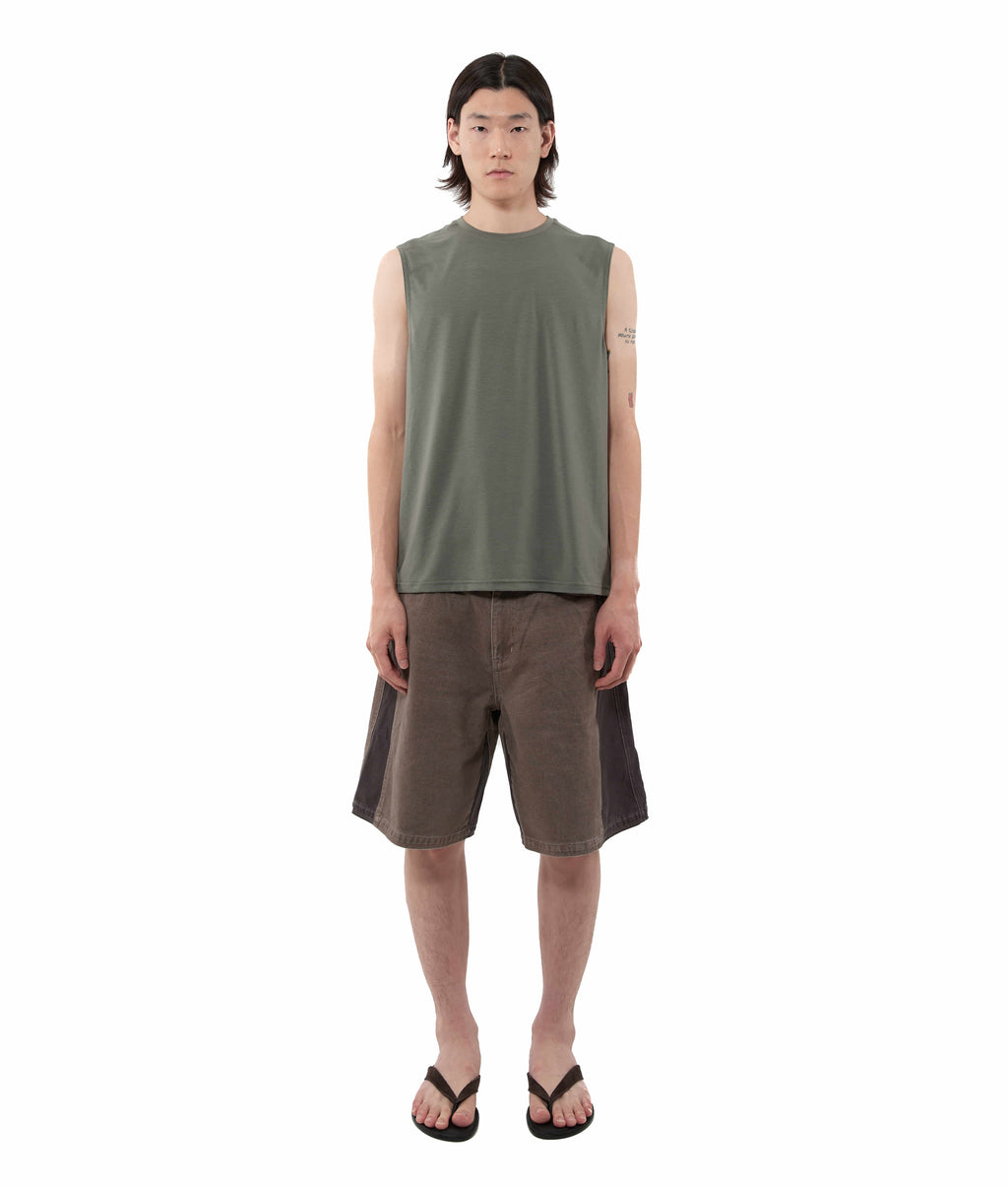 XLIM - Ep.9 Synopsis 01 Tank Top (Khaki) product image 5 | TRAB K-Fashion Australia