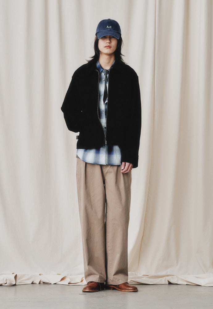 Art if acts - Suede 60's Sports Jacket (Black) product image 2 | TRAB K-Fashion Australia