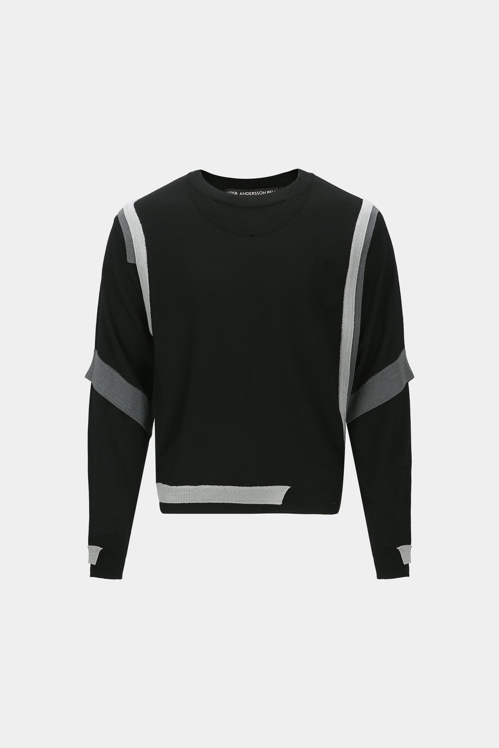 Andersson Bell - Layered Crewneck Sweater (Black) product image 5 | TRAB K-Fashion Australia