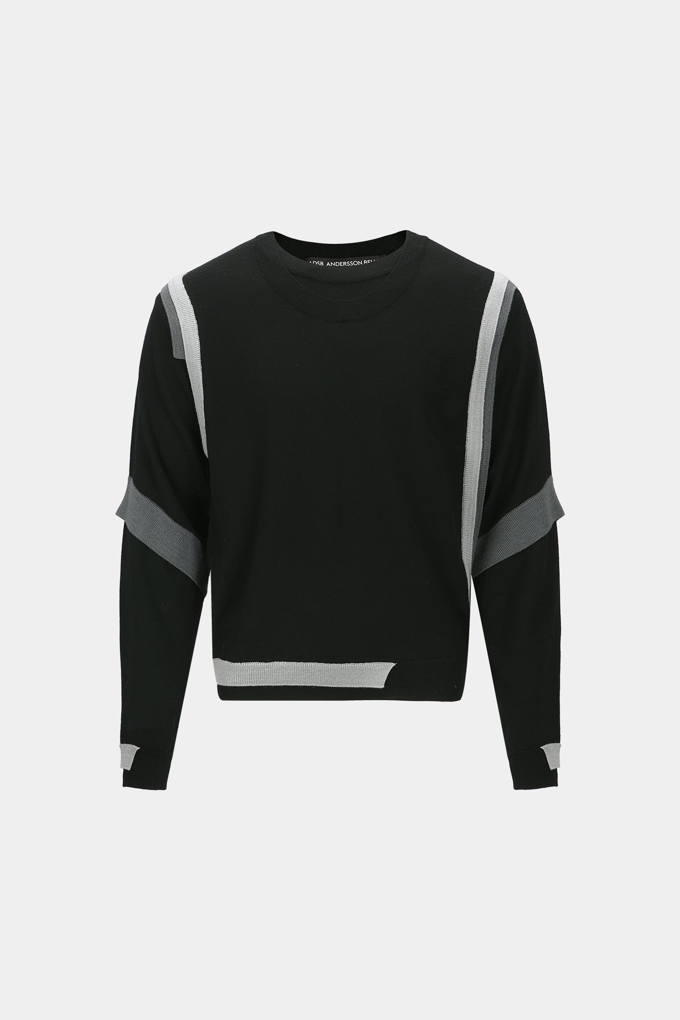 Andersson Bell - Layered Crewneck Sweater (Black) product image 5 | TRAB K-Fashion Australia