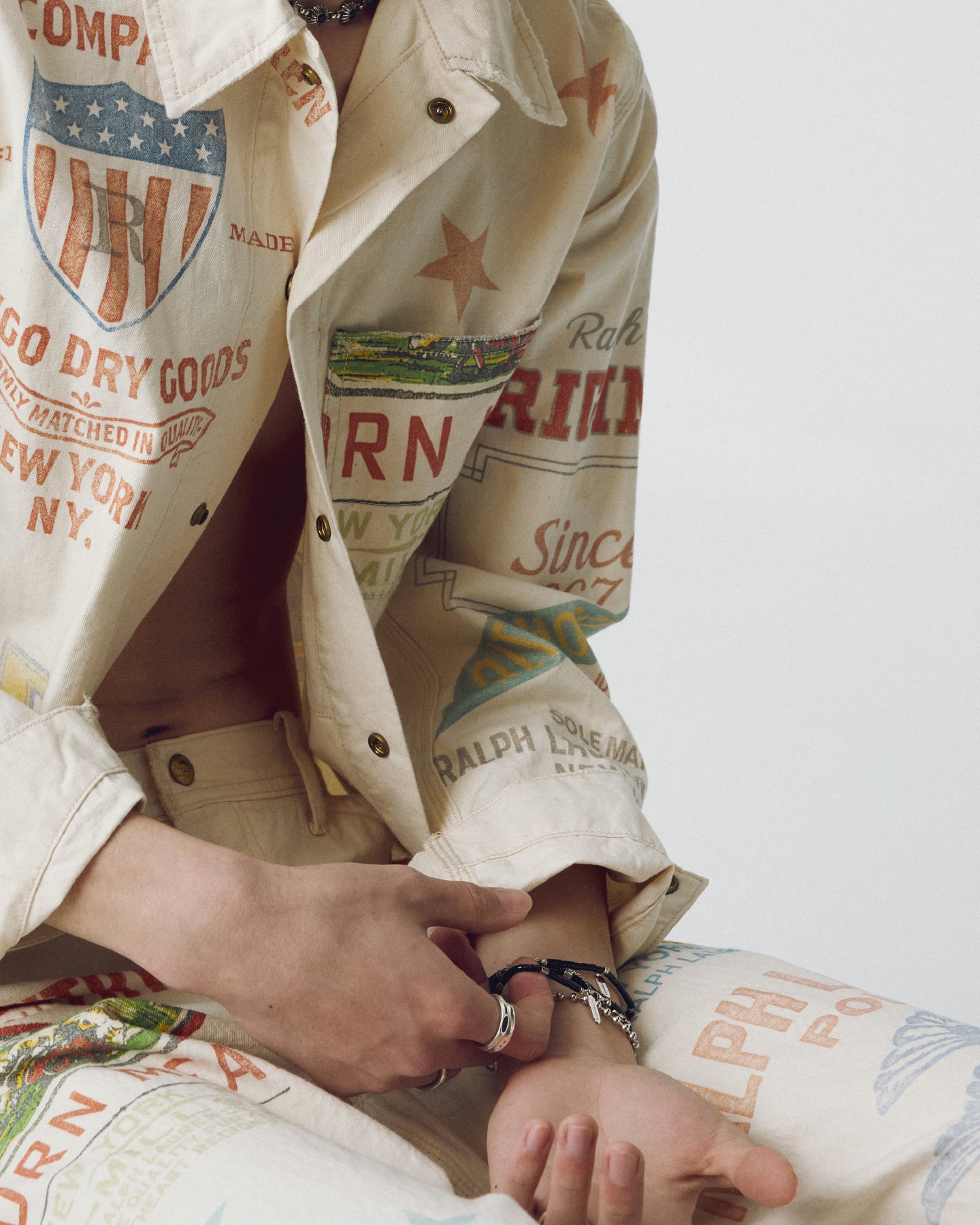 Numbering - 3 Sided Colored Signet Ring #8493 product image 2 | TRAB K-Fashion Australia