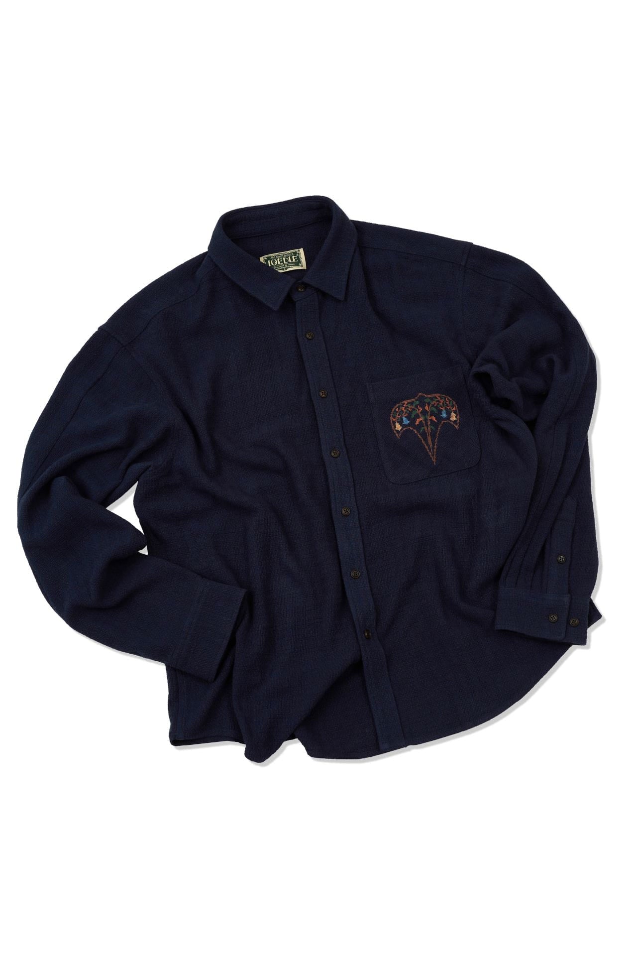 Ioedle - Kite Cross-Stitch Shirt (Navy) product image 1 | TRAB K-Fashion Australia