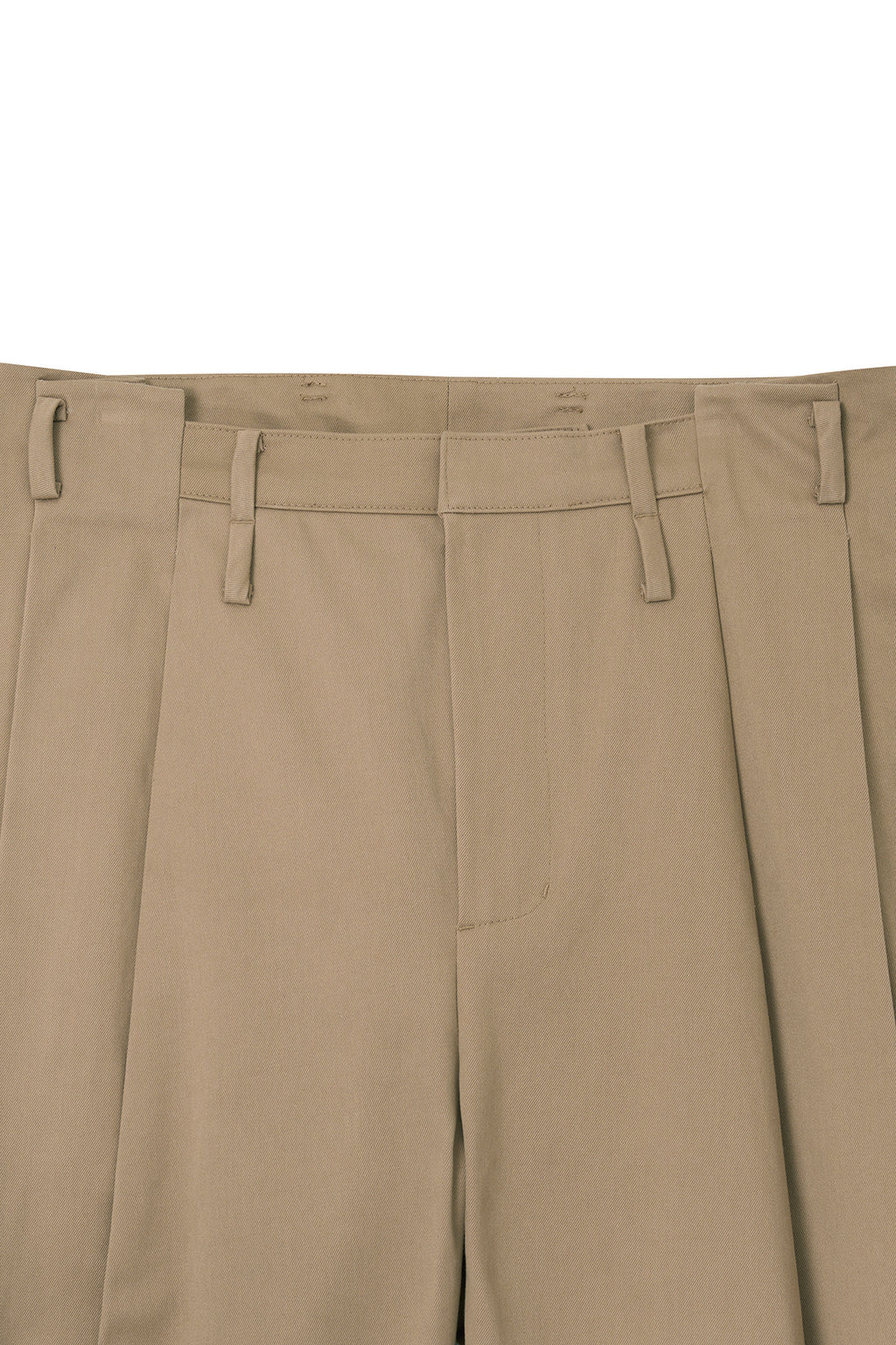 STU - Arch Pleat Cotton Pants (Beige) product image 16 | TRAB K-Fashion Australia