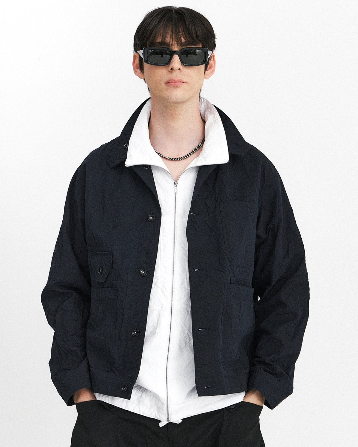 Eastlogue - Weekend Blues Jacket (Crease Navy) product image 3 | TRAB K-Fashion Australia