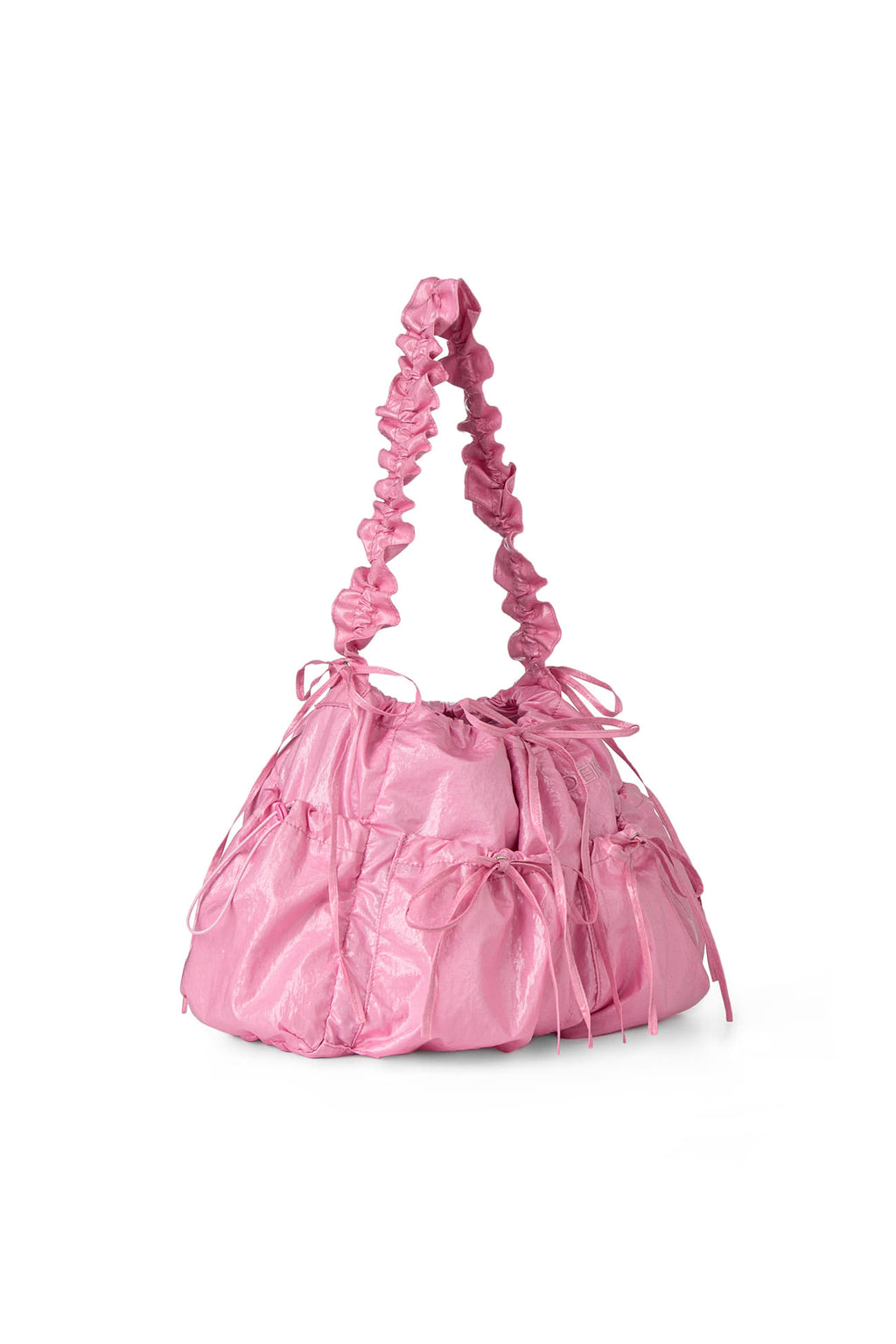 Deinet - Deinet Coating Shirring Bag (Pink) product image 2 | TRAB K-Fashion Australia
