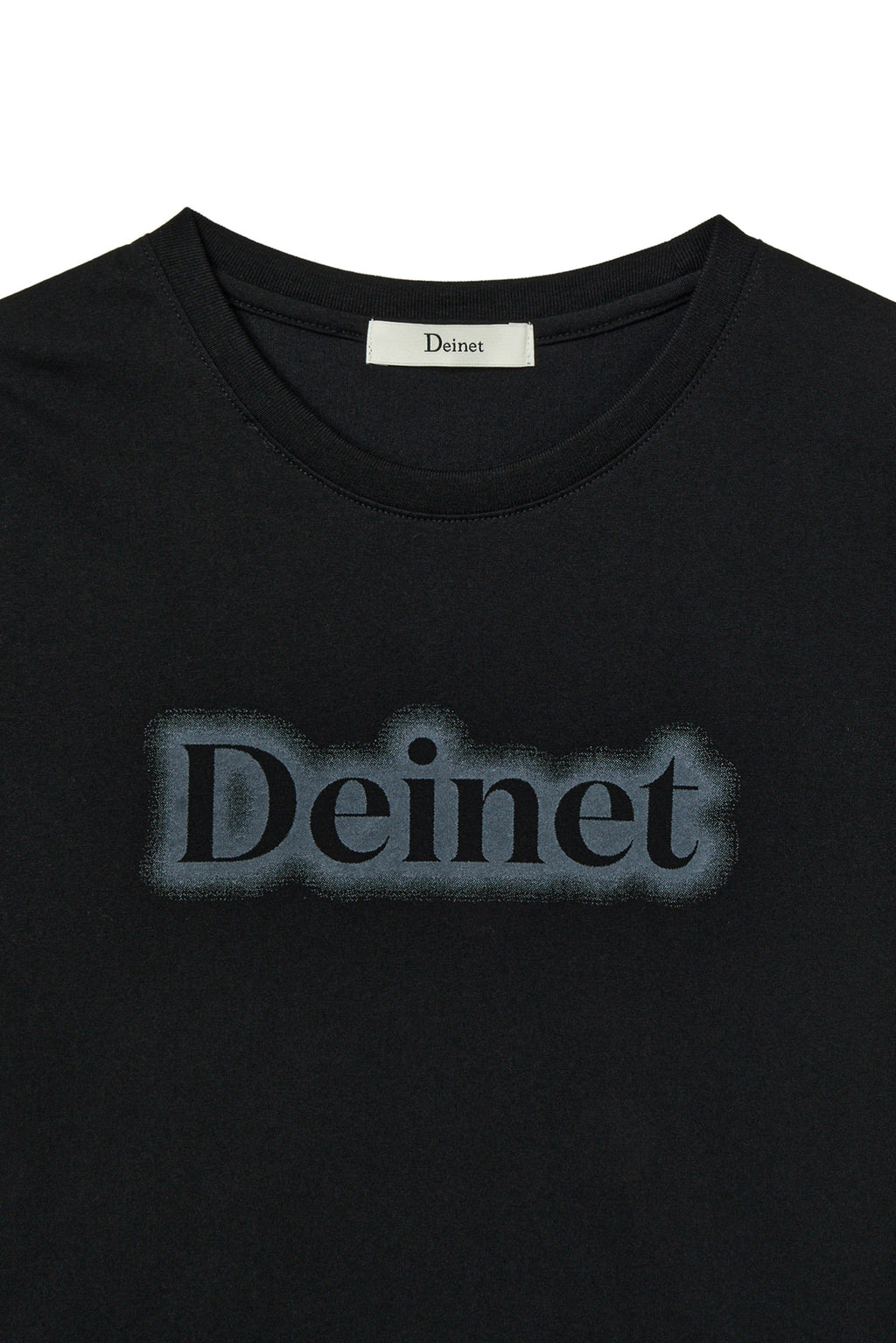 Deinet - Spray Logo Pigment T-Shirt (Black) product image 3 | TRAB K-Fashion Australia
