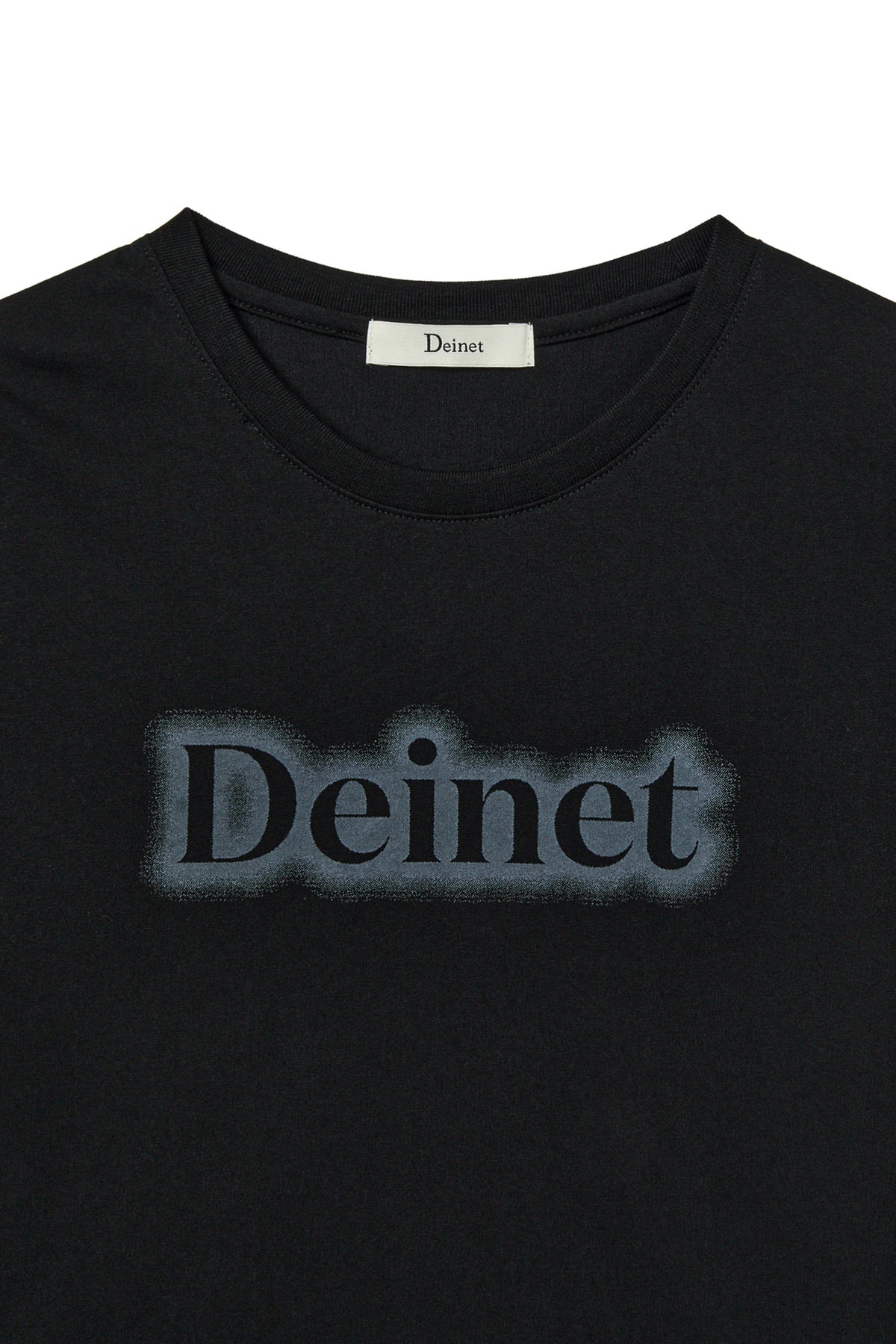 Deinet - Spray Logo Pigment T-Shirt (Black) product image 3 | TRAB K-Fashion Australia
